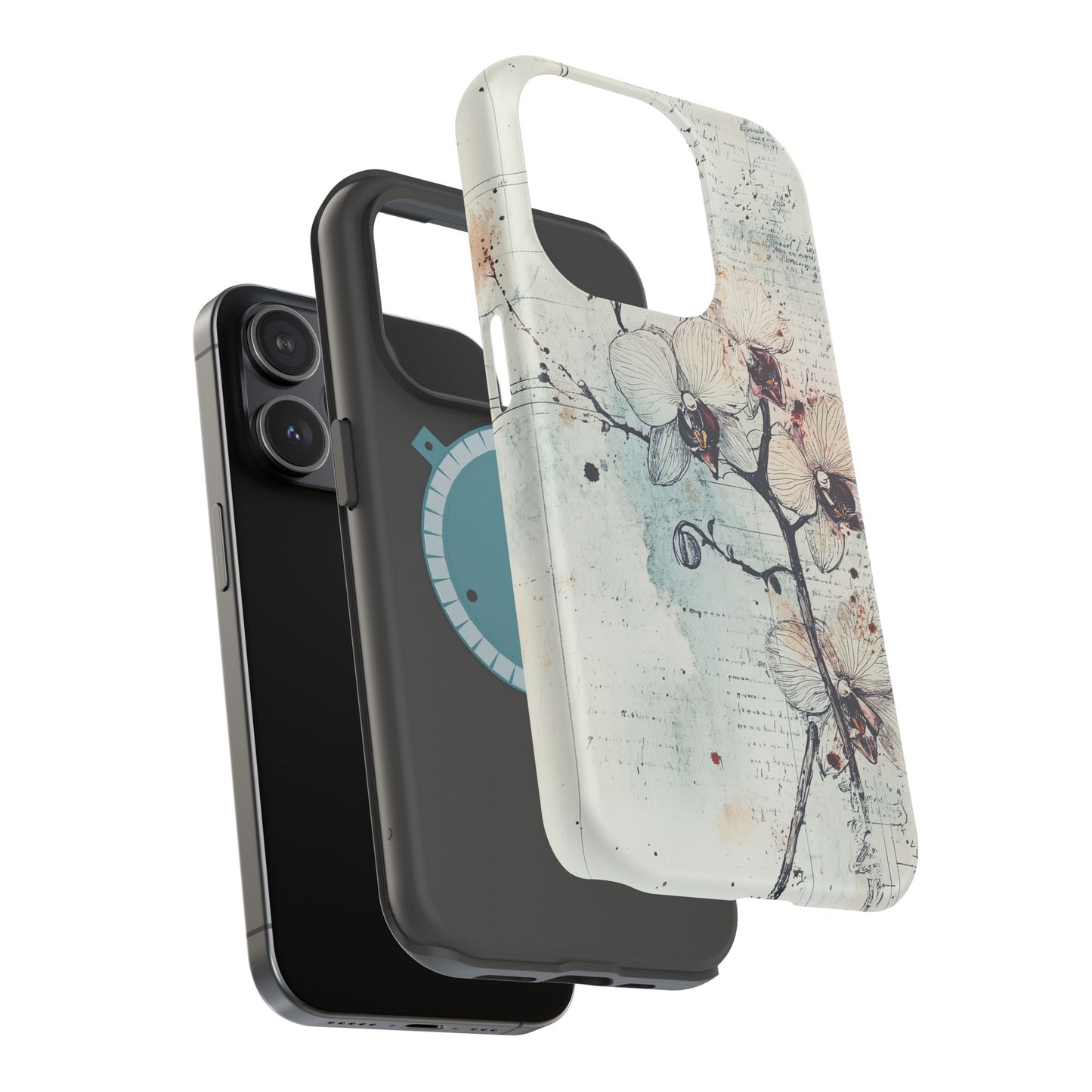 Protective Phone Case – Elegant Orchid Design