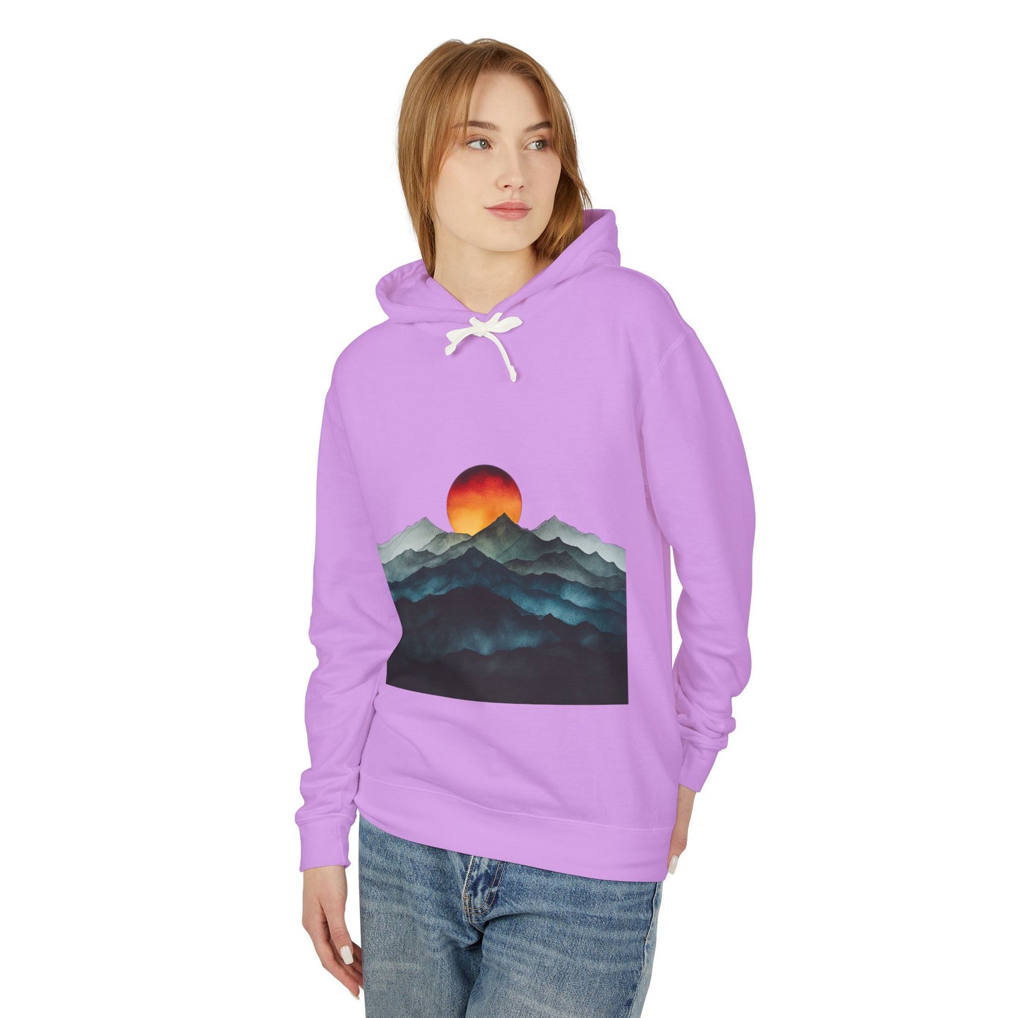 Unisex Lightweight Hooded Sweatshirt