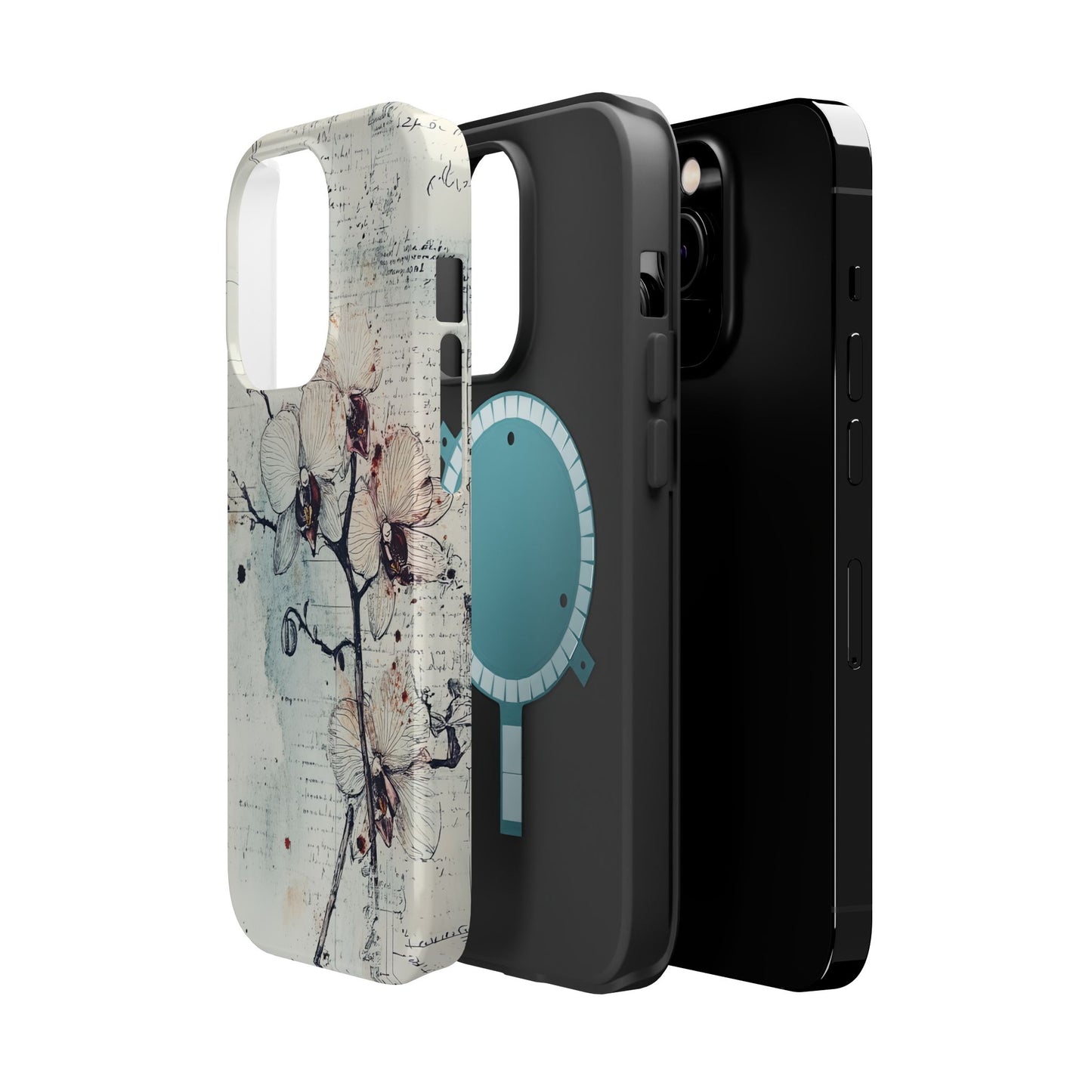 Protective Phone Case – Elegant Orchid Design