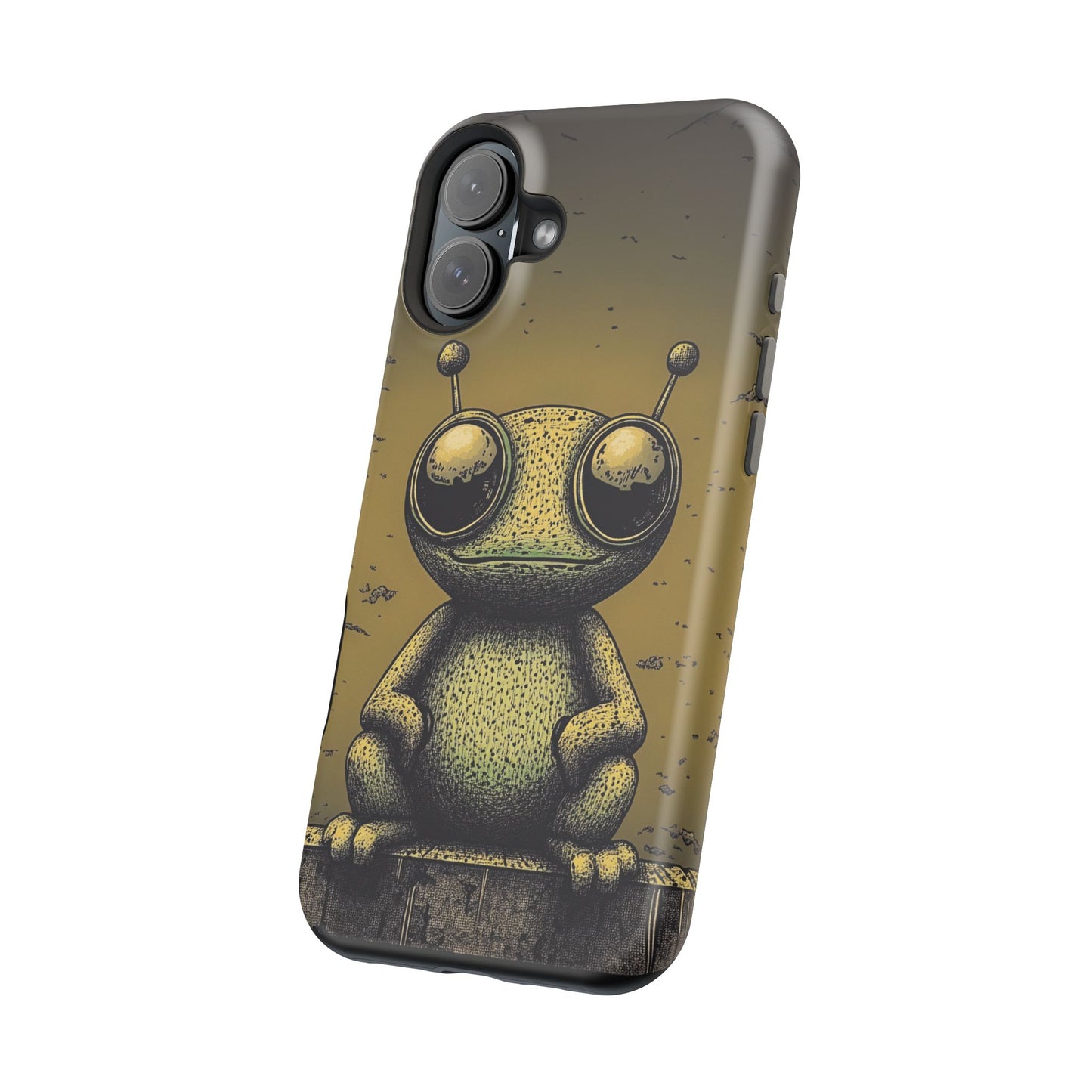 Protective Phone Case – Friendly Alien Design