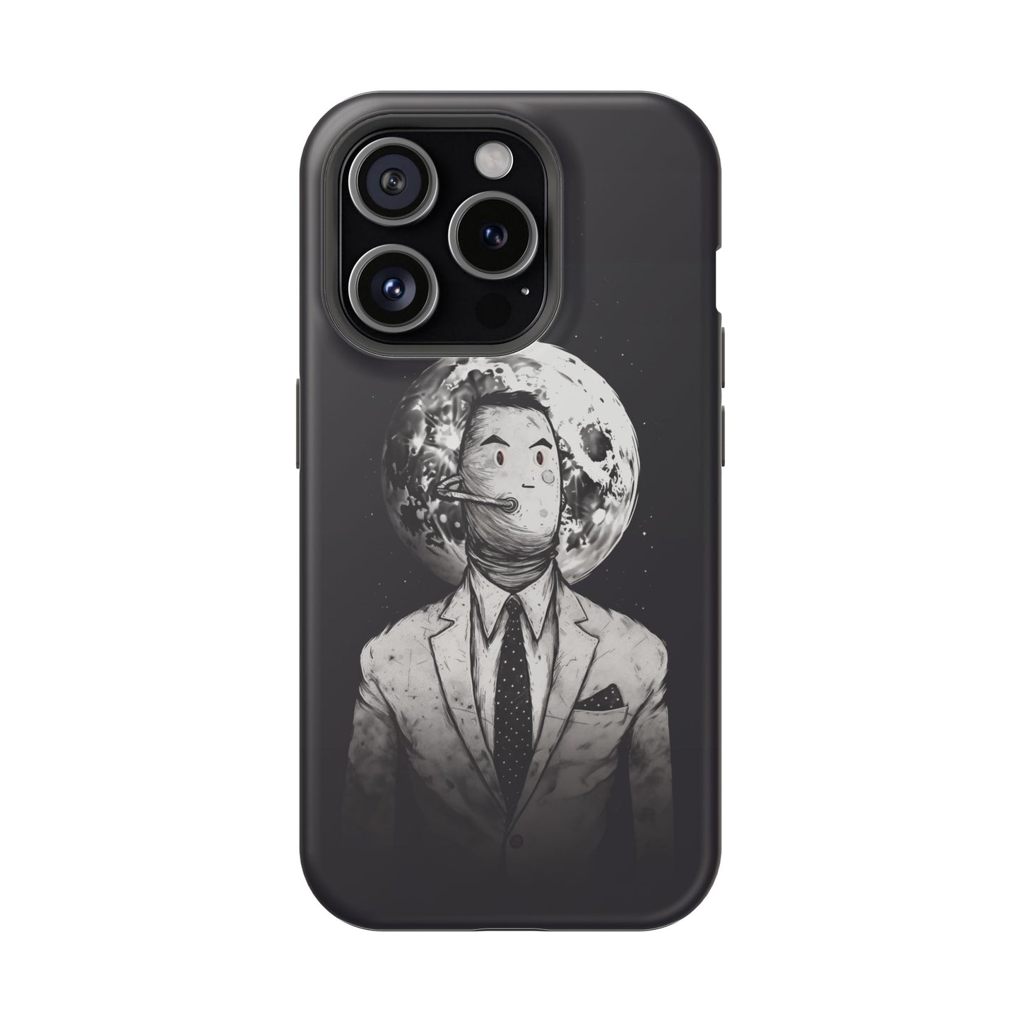 Protective Phone Case – Surreal Moon Suit Design