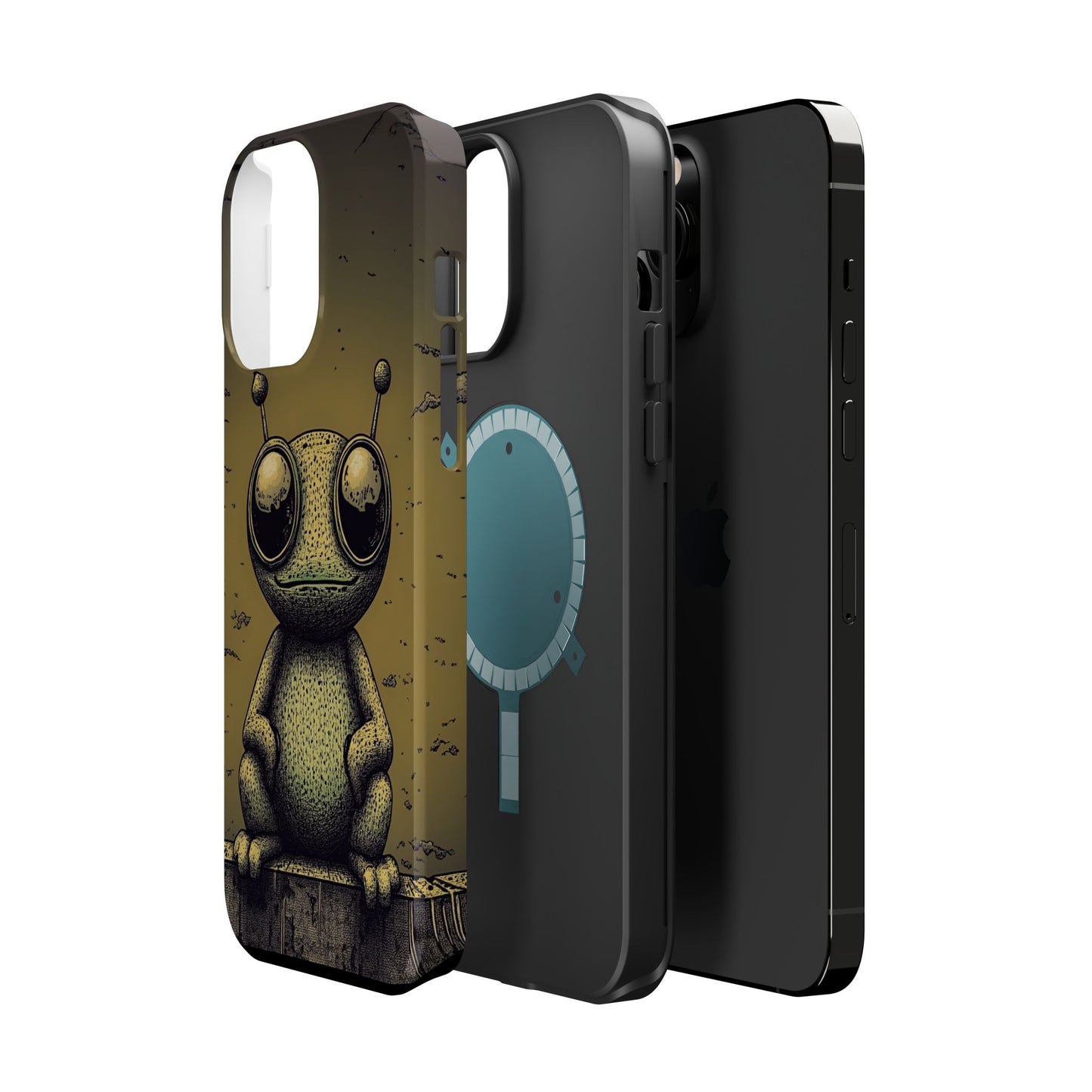 Protective Phone Case – Friendly Alien Design