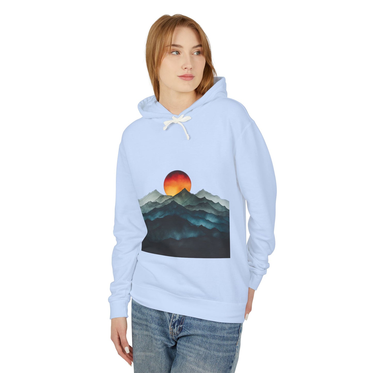 Unisex Lightweight Hooded Sweatshirt