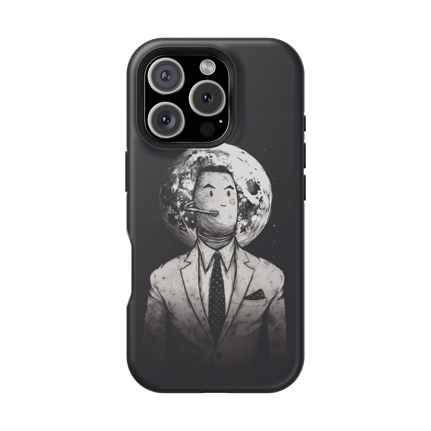 Protective Phone Case – Surreal Moon Suit Design