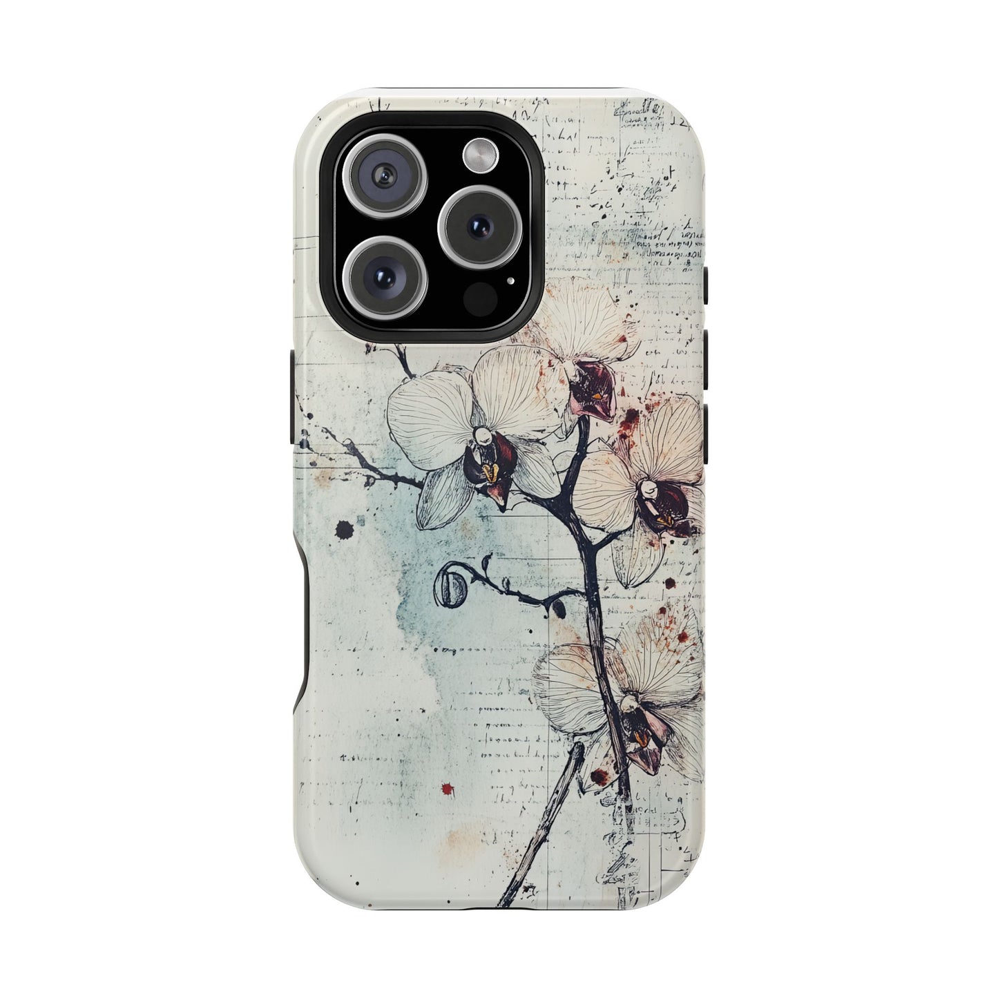 Protective Phone Case – Elegant Orchid Design