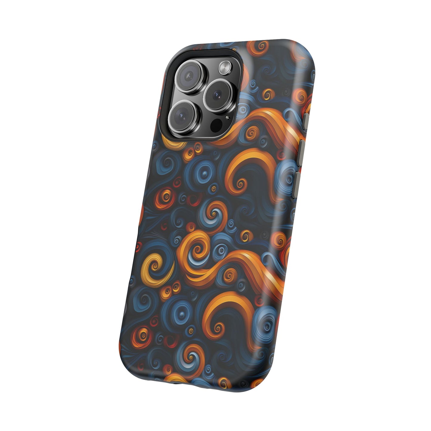 Protective Phone Case – Vibrant Swirl Pattern