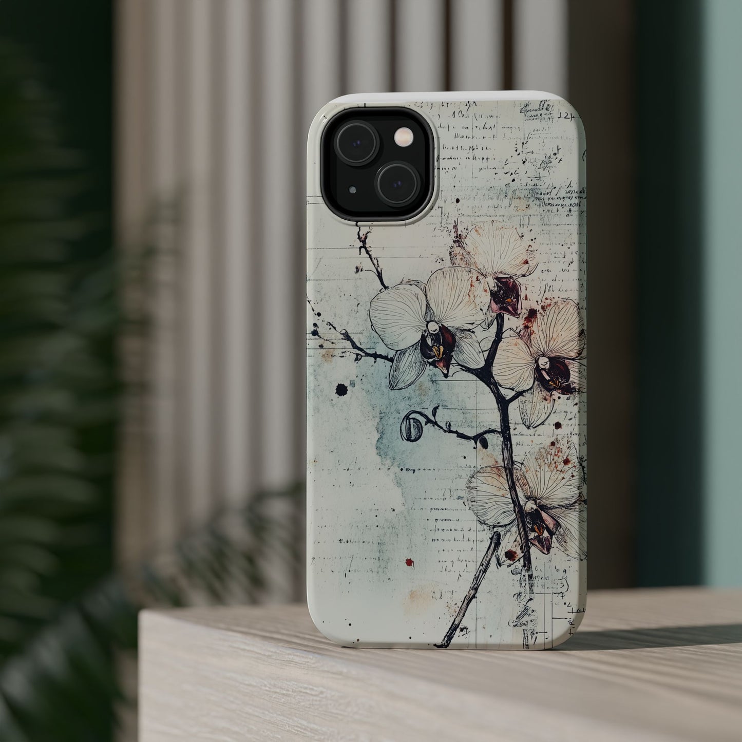 Protective Phone Case – Elegant Orchid Design