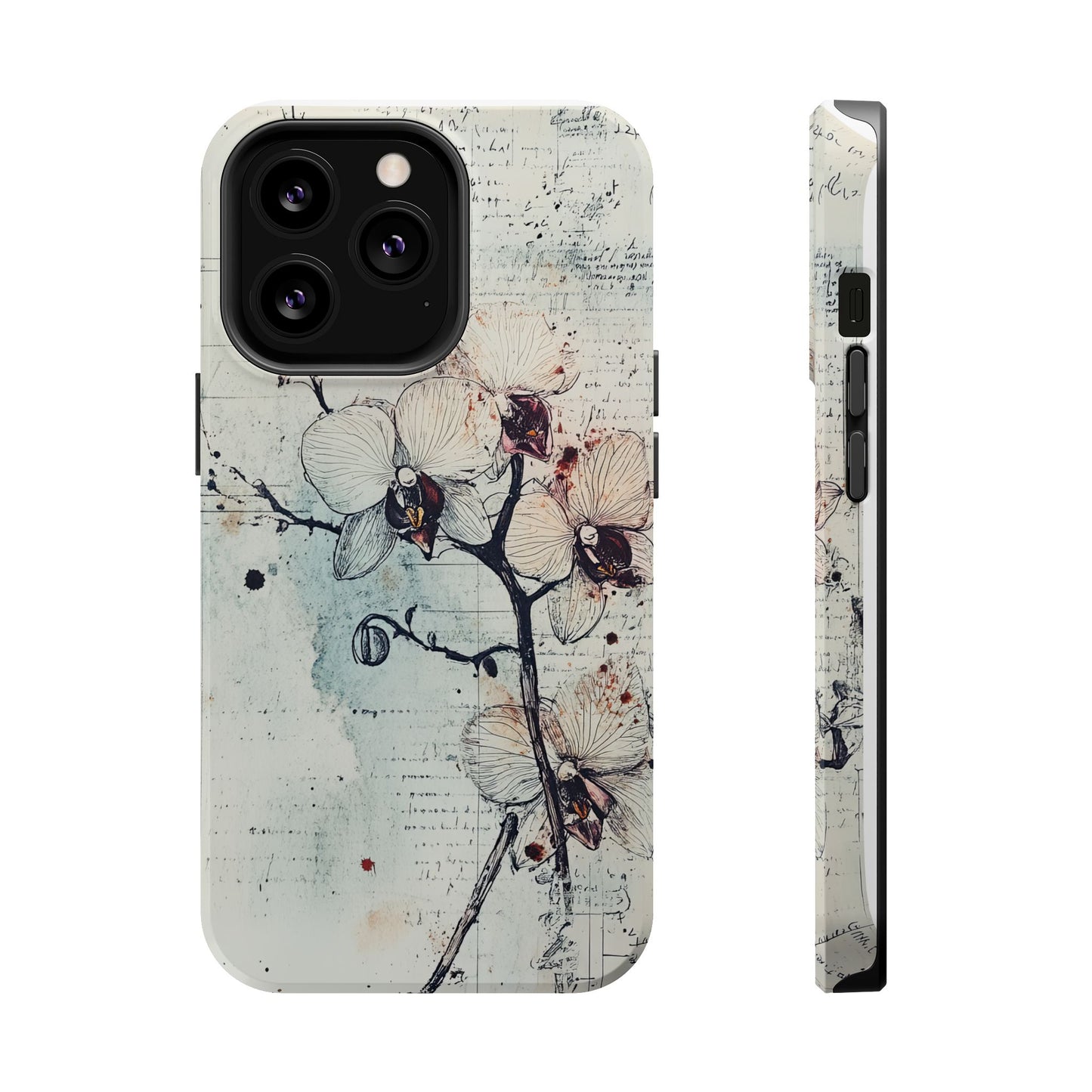 Protective Phone Case – Elegant Orchid Design