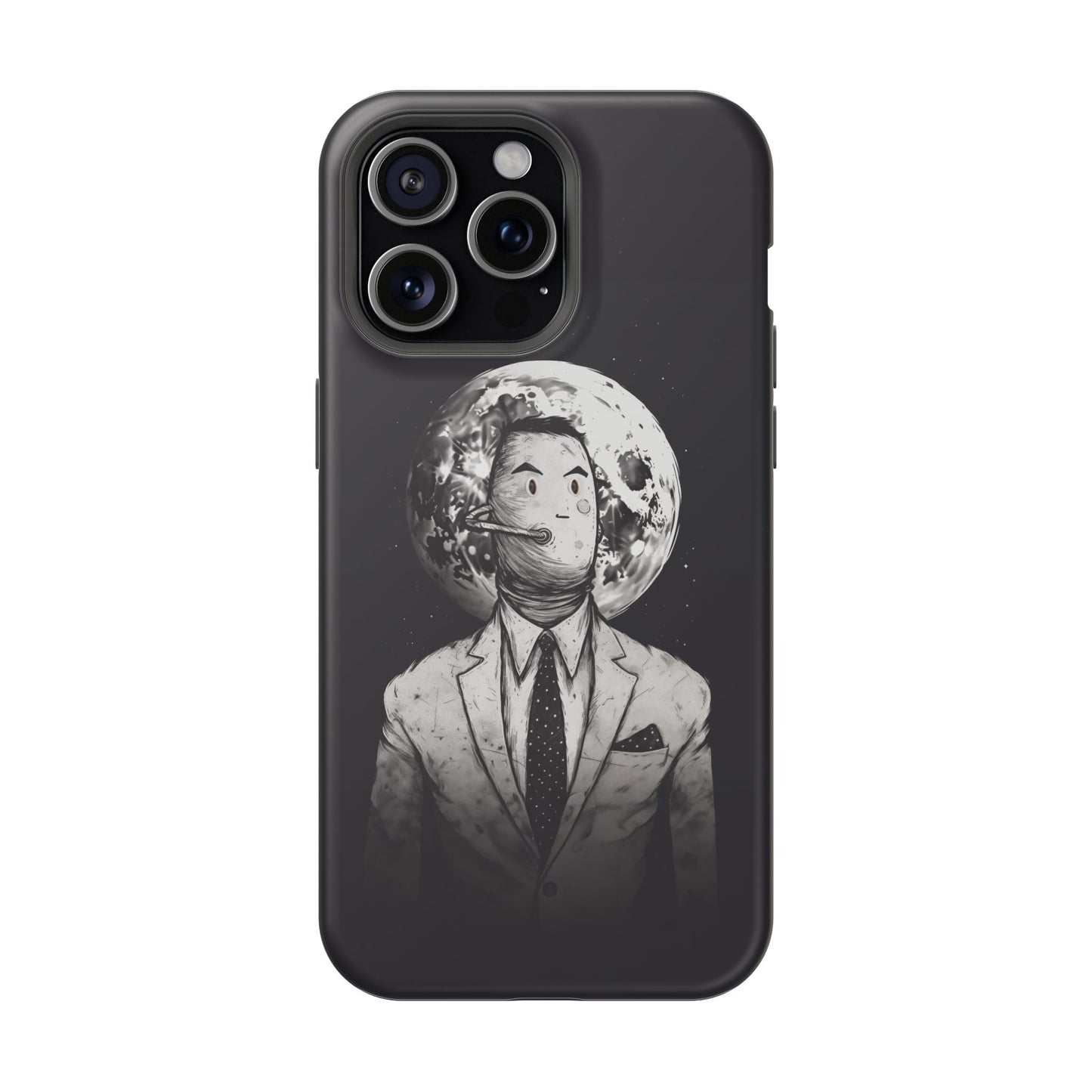 Protective Phone Case – Surreal Moon Suit Design