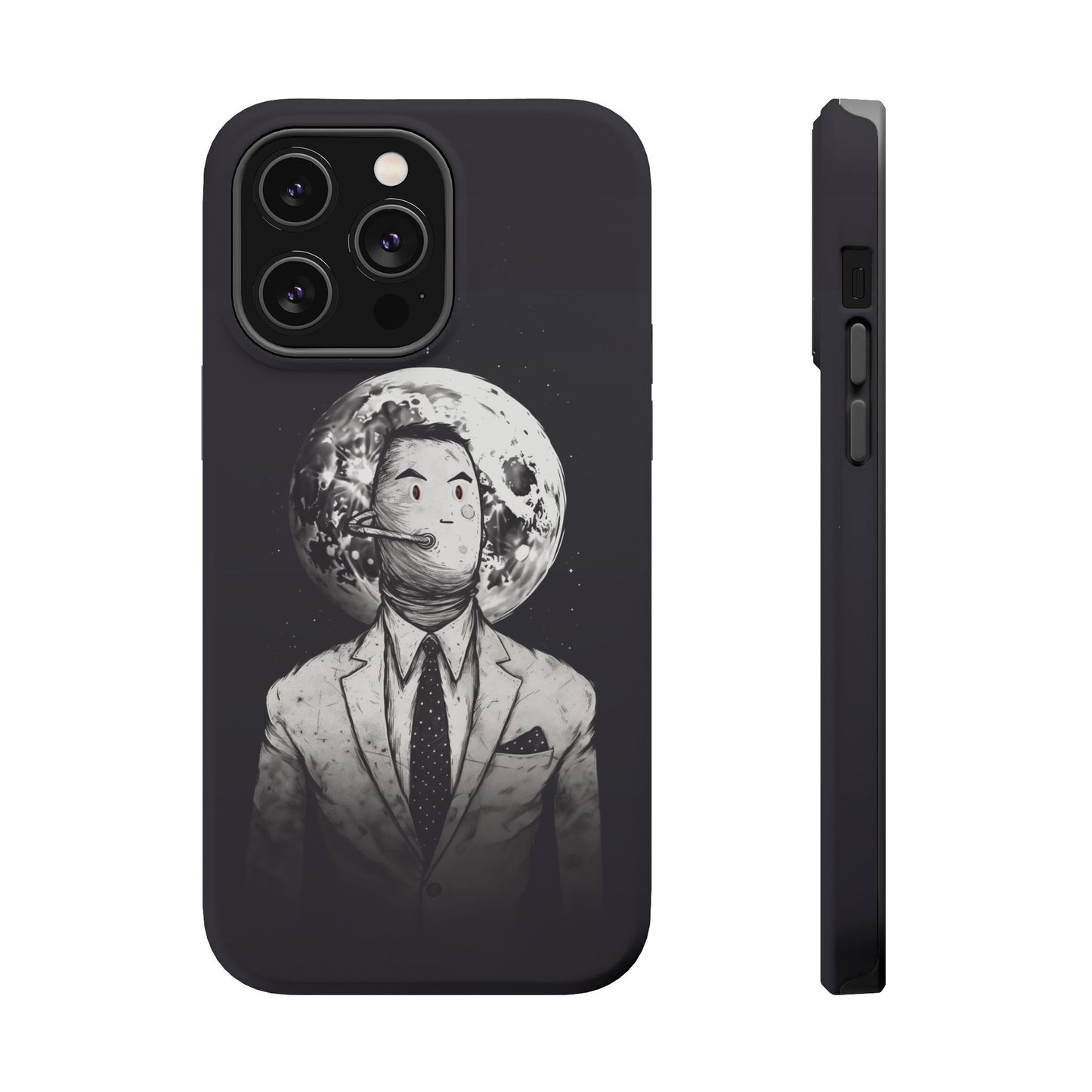 Protective Phone Case – Surreal Moon Suit Design