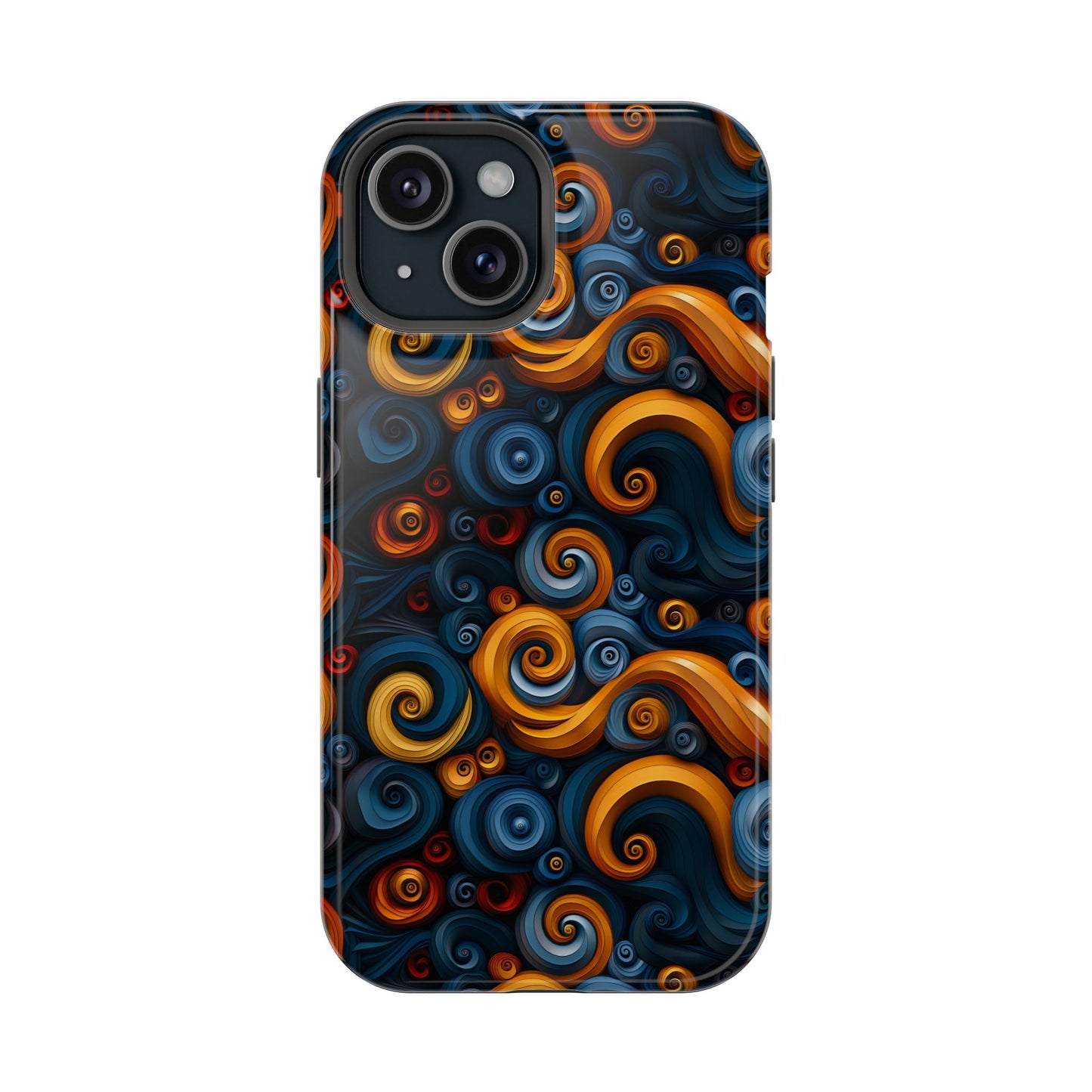 Protective Phone Case – Vibrant Swirl Pattern