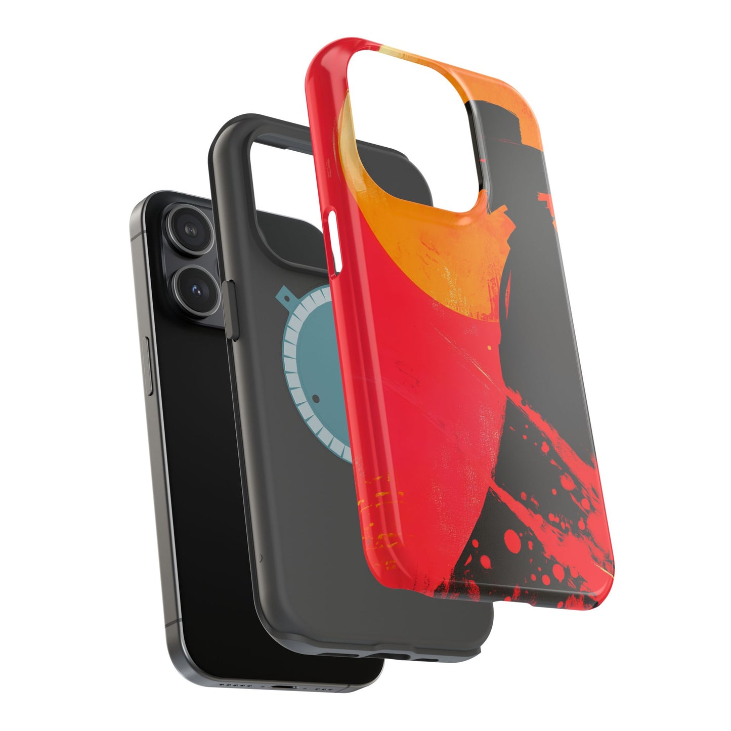 Protective Phone Case – Western Silhouette Design