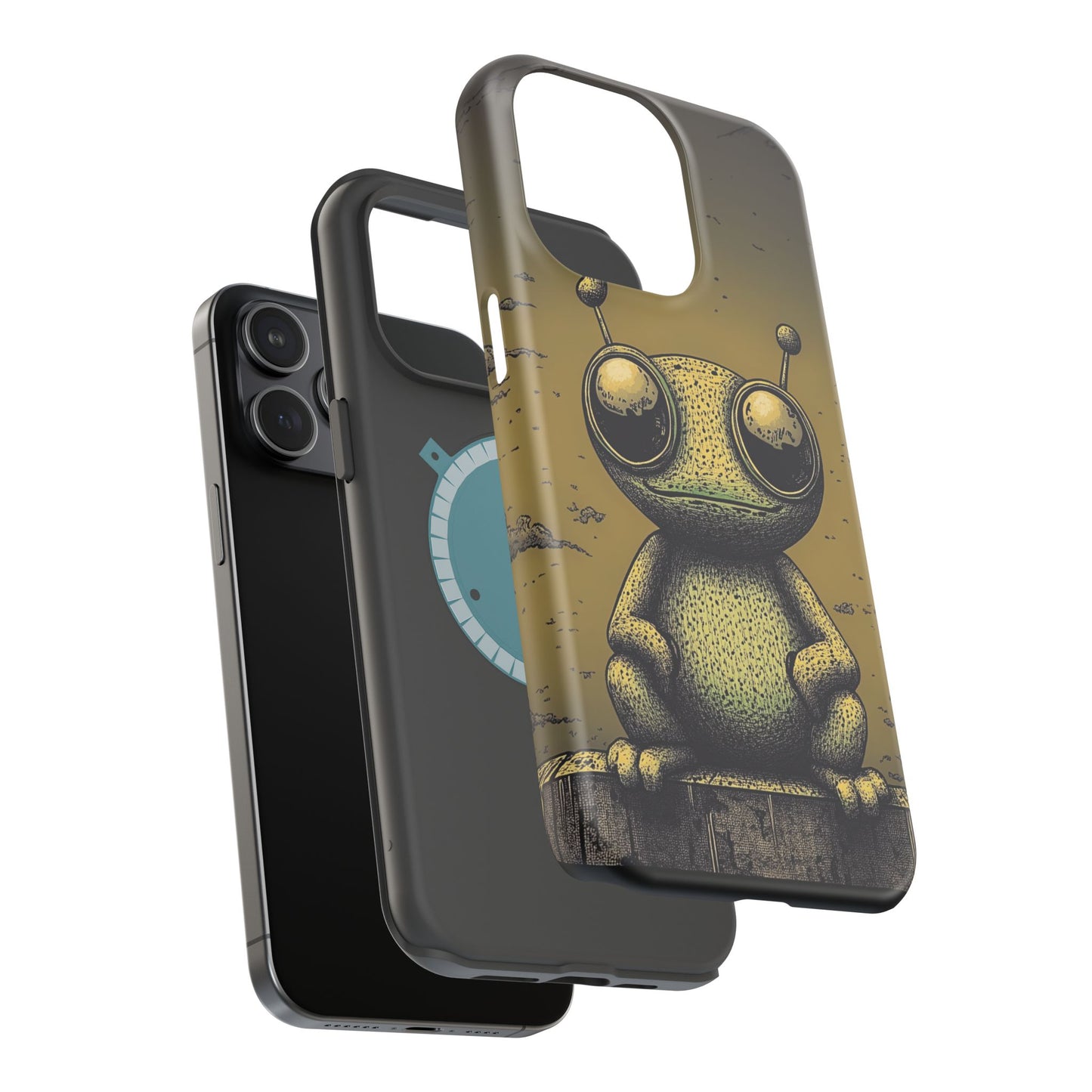 Protective Phone Case – Friendly Alien Design