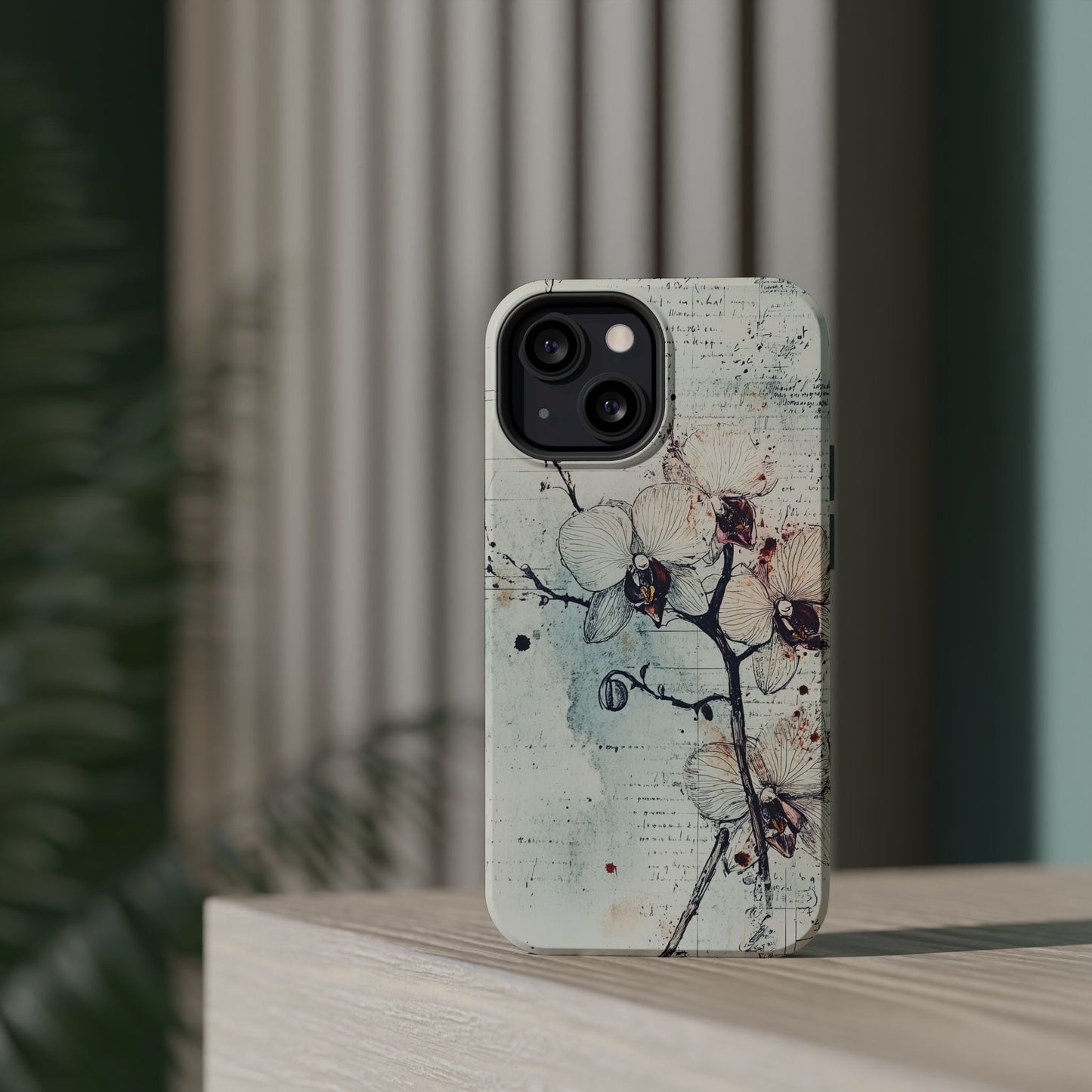 Protective Phone Case – Elegant Orchid Design