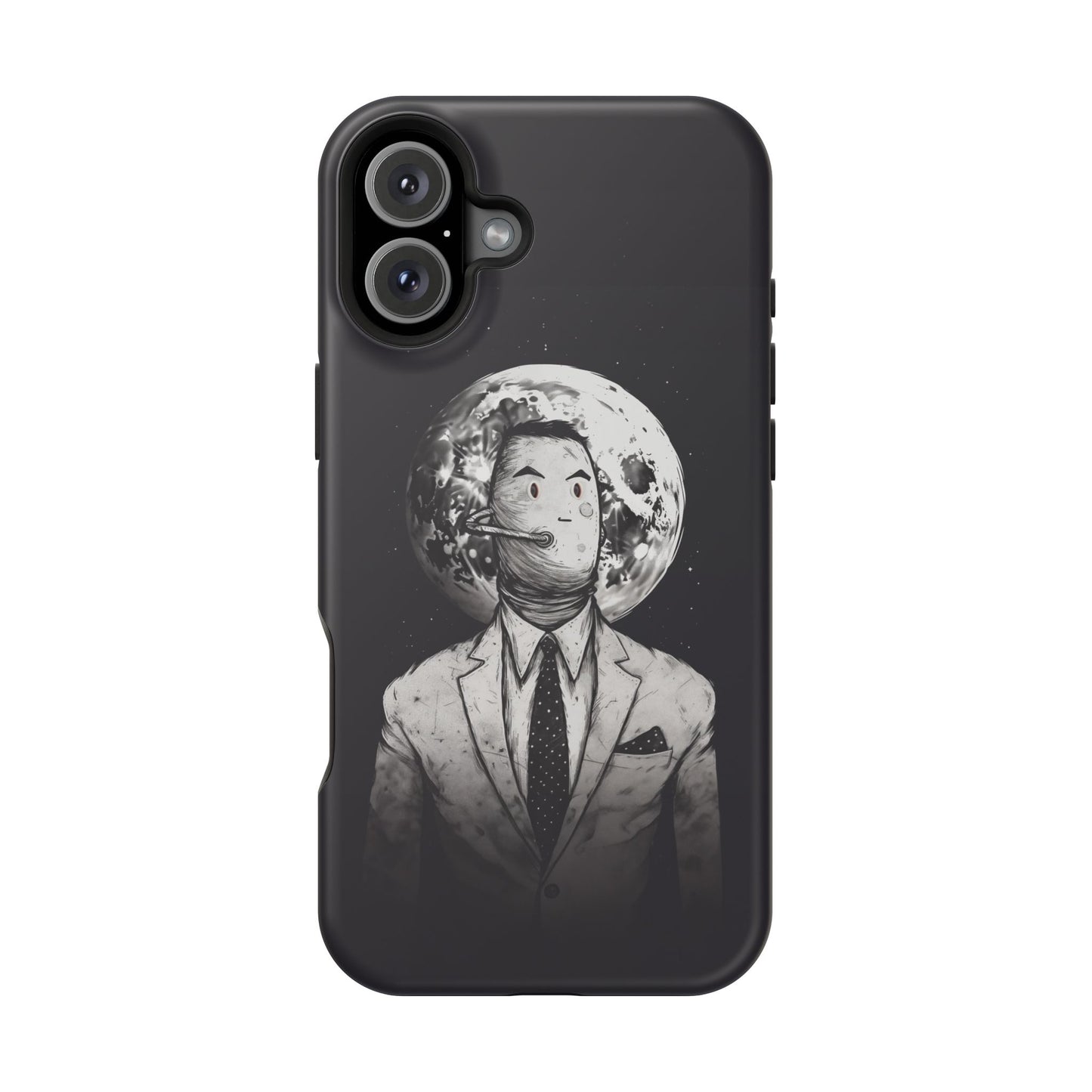 Protective Phone Case – Surreal Moon Suit Design