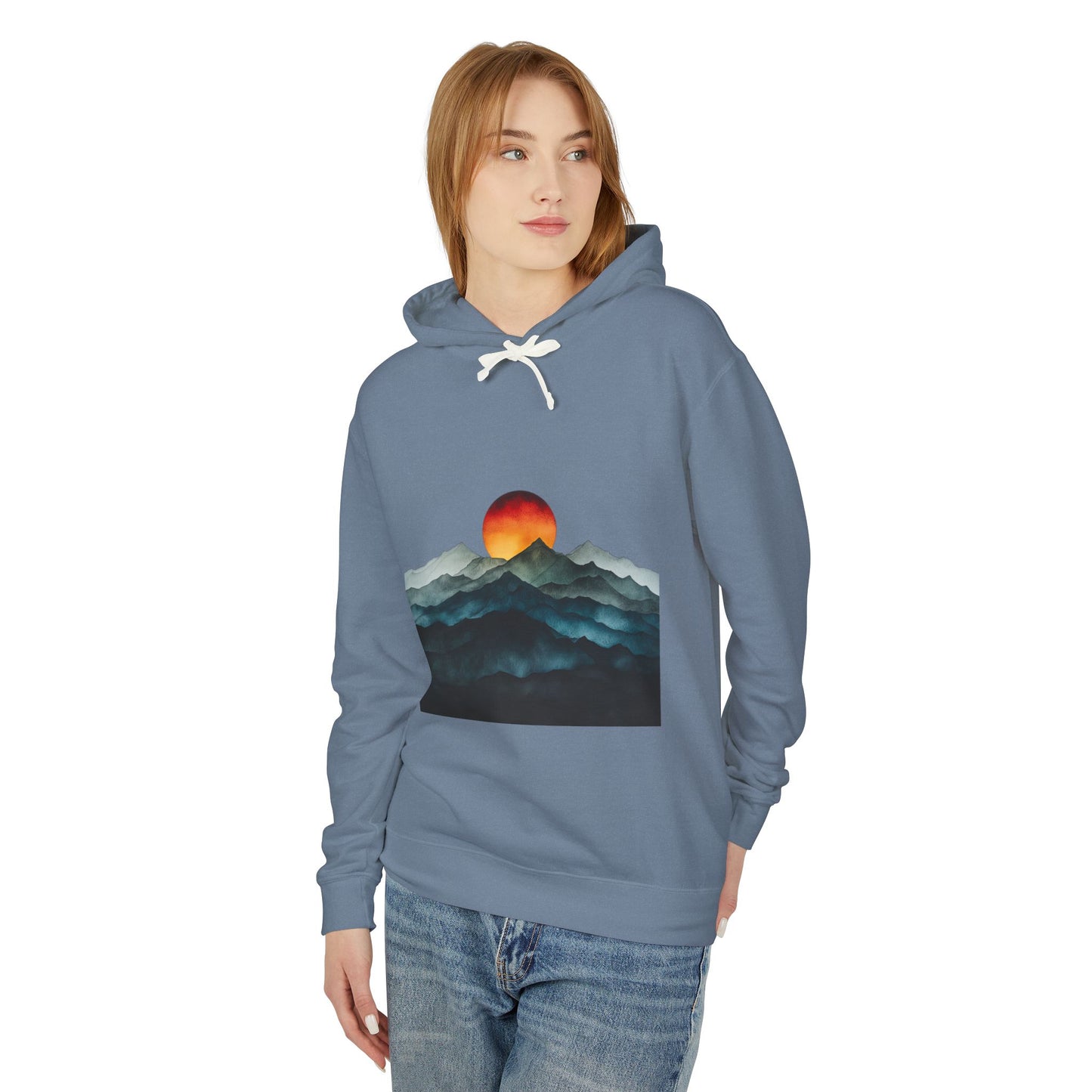 Unisex Lightweight Hooded Sweatshirt