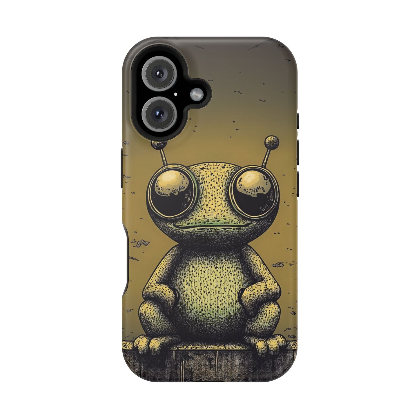 Protective Phone Case – Friendly Alien Design