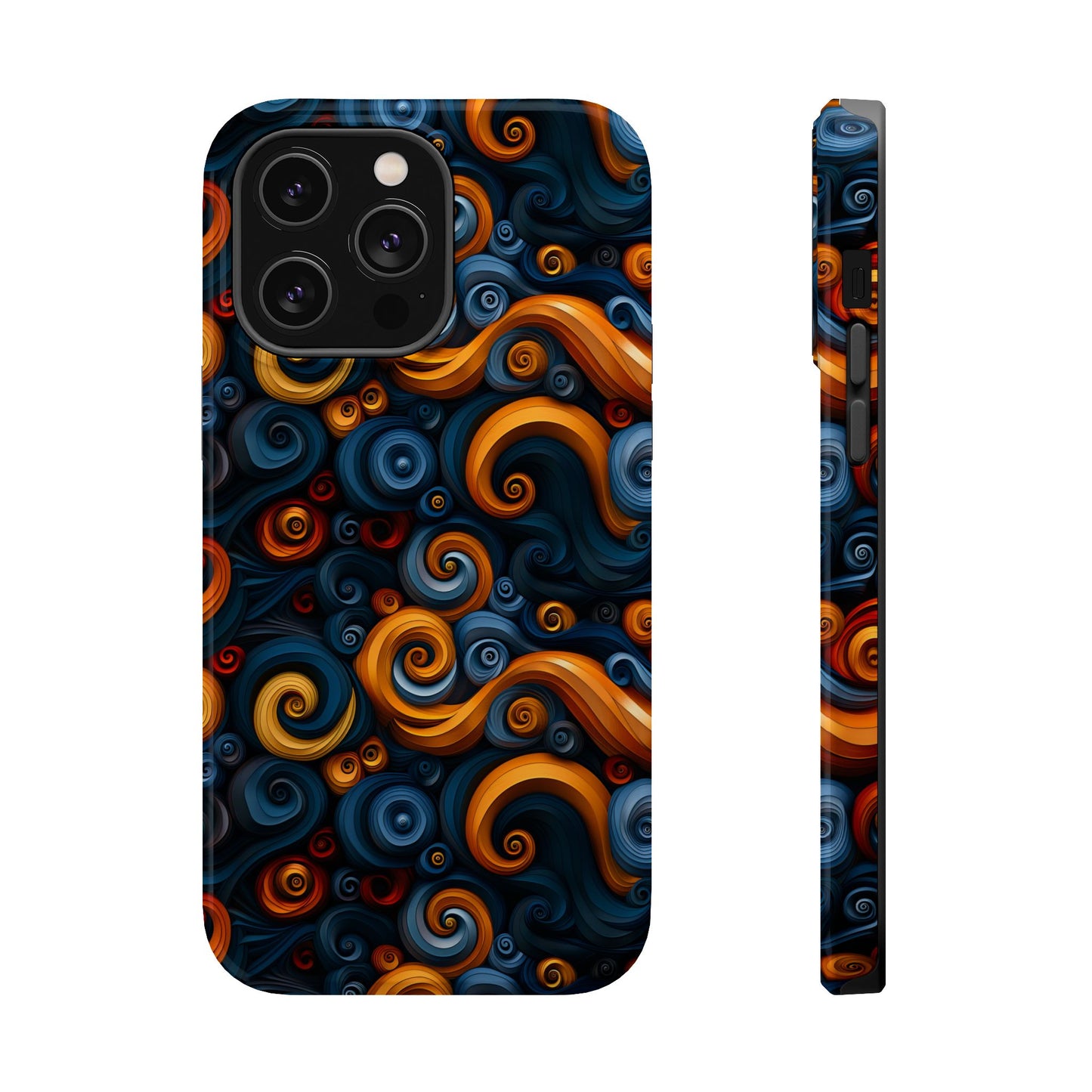 Protective Phone Case – Vibrant Swirl Pattern