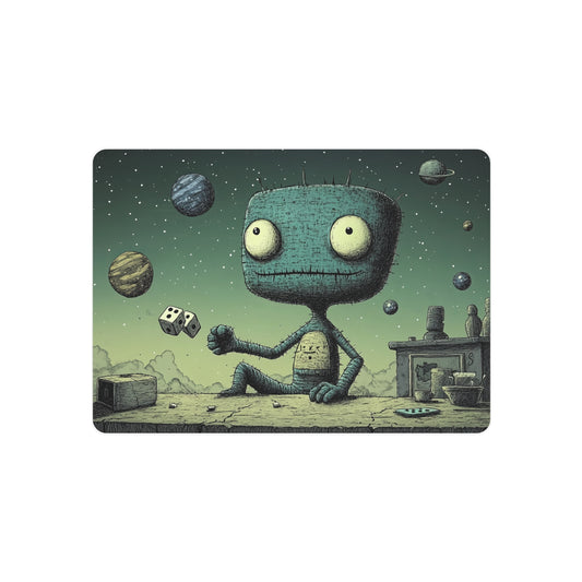 Metal Art Sign -- The Playful Alien