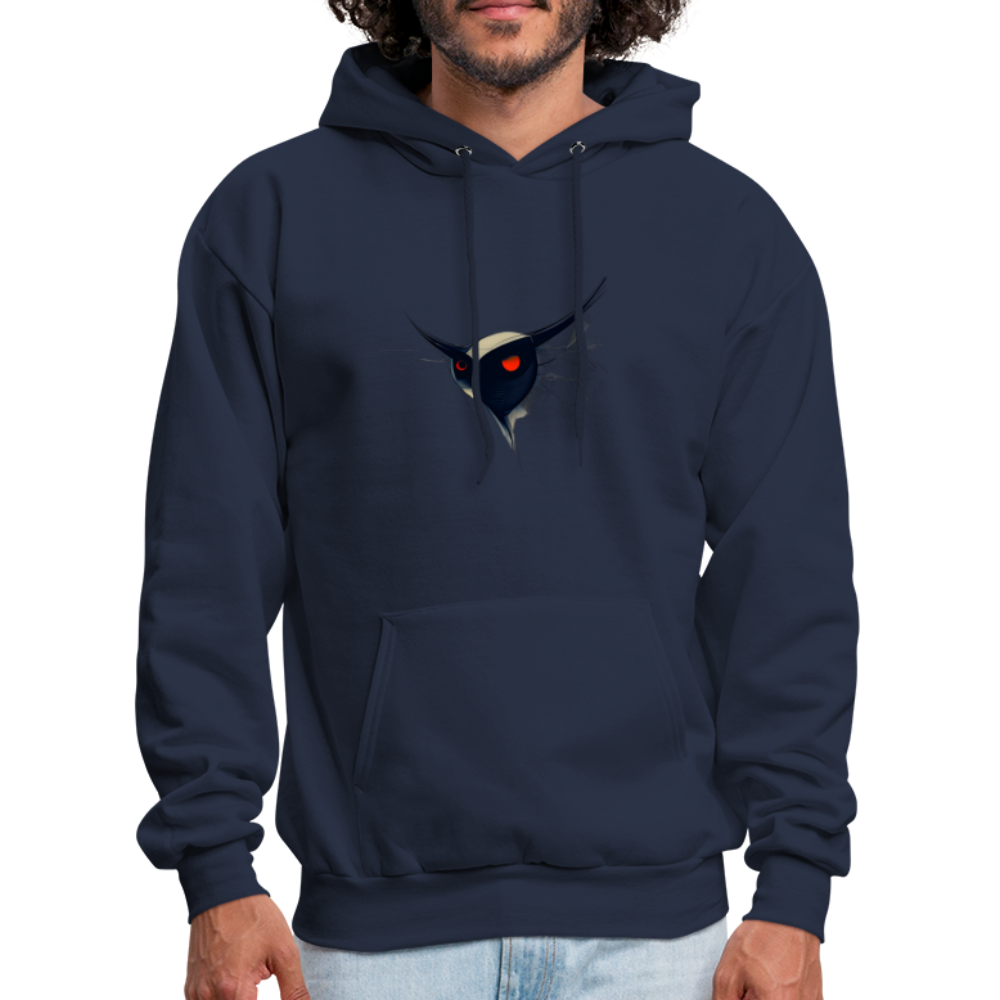 Men's Hoodie - Owl - navy