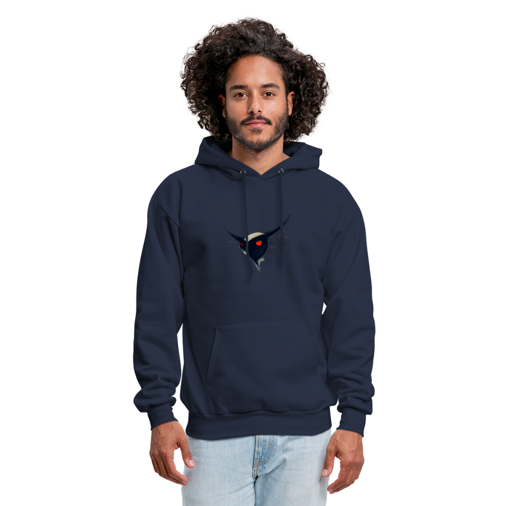 Men's Hoodie - Owl - navy