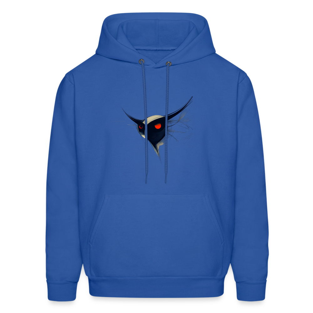 Men's Hoodie - Owl - royal blue