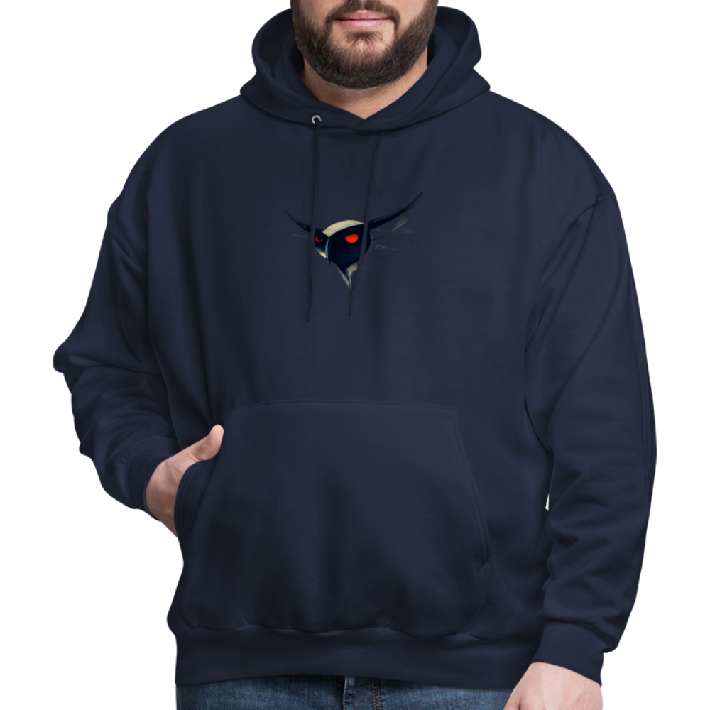 Men's Hoodie - Owl - navy