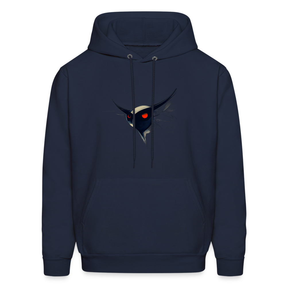 Men's Hoodie - Owl - navy