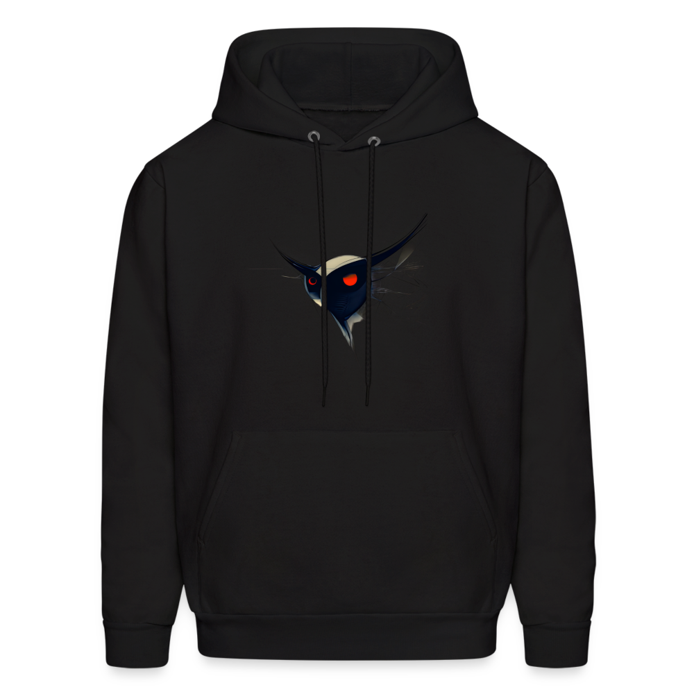 Men's Hoodie - Owl - black