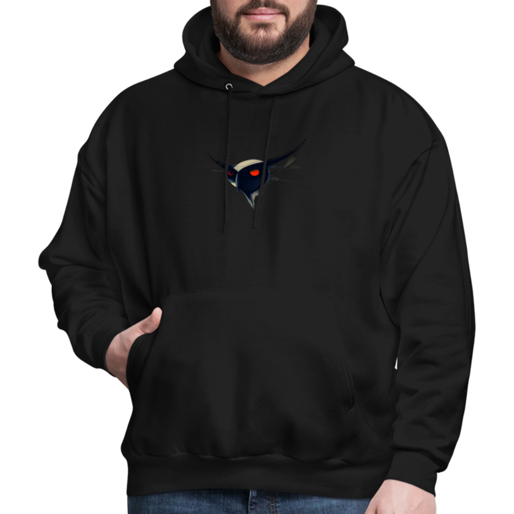 Men's Hoodie - Owl - black