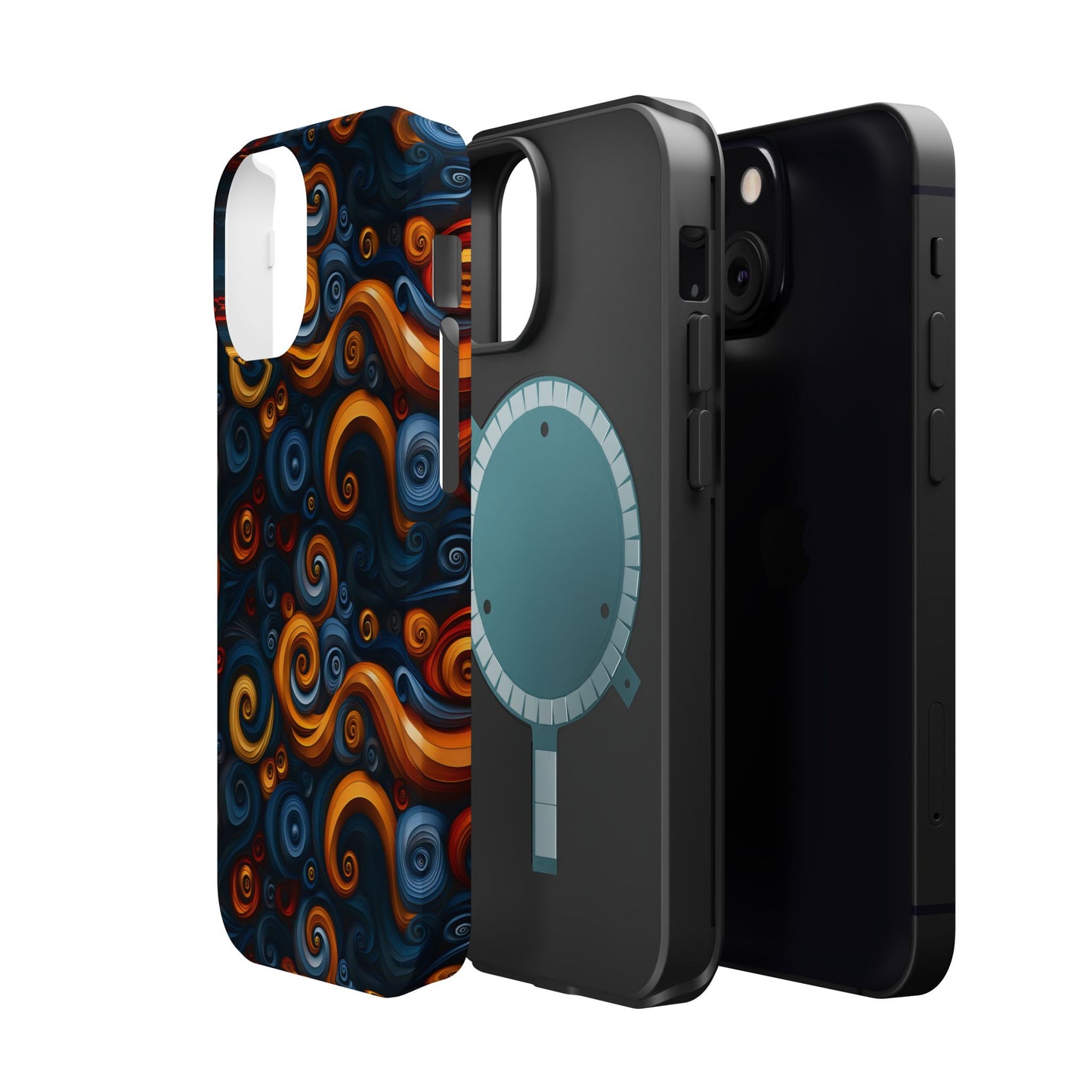 Protective Phone Case – Vibrant Swirl Pattern