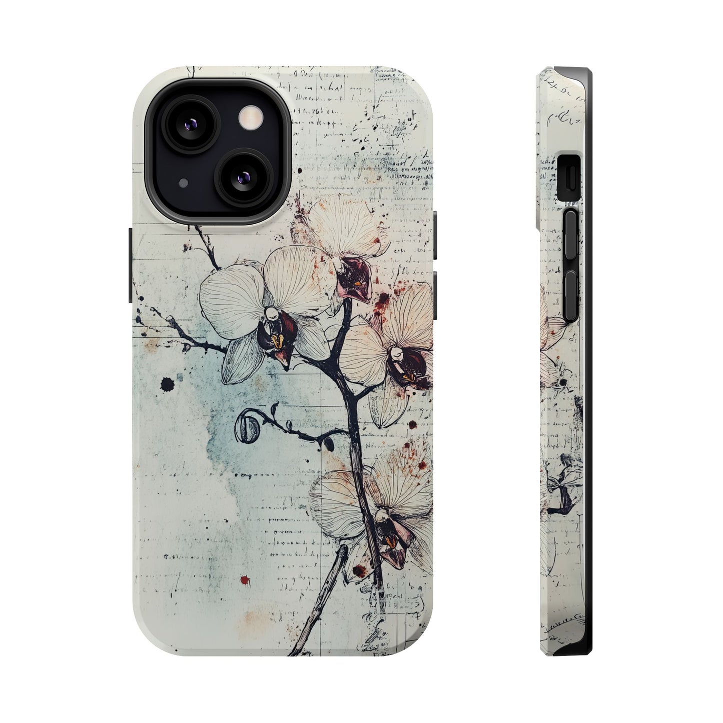 Protective Phone Case – Elegant Orchid Design