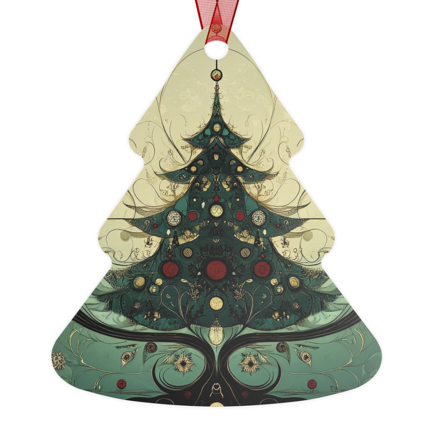 Metal Ornaments -- Elegant Tree