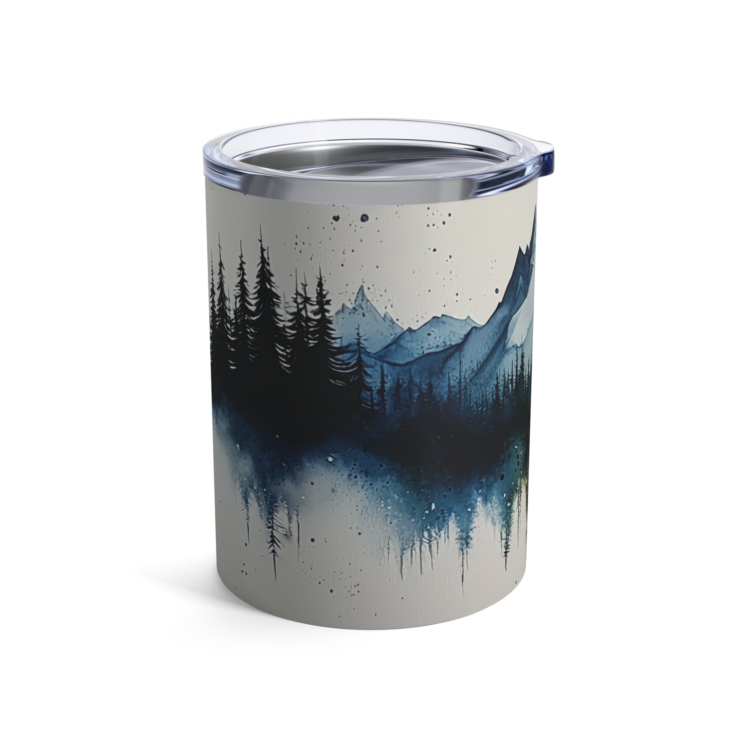 10oz Insulated Tumbler – Mountain Landscape Design