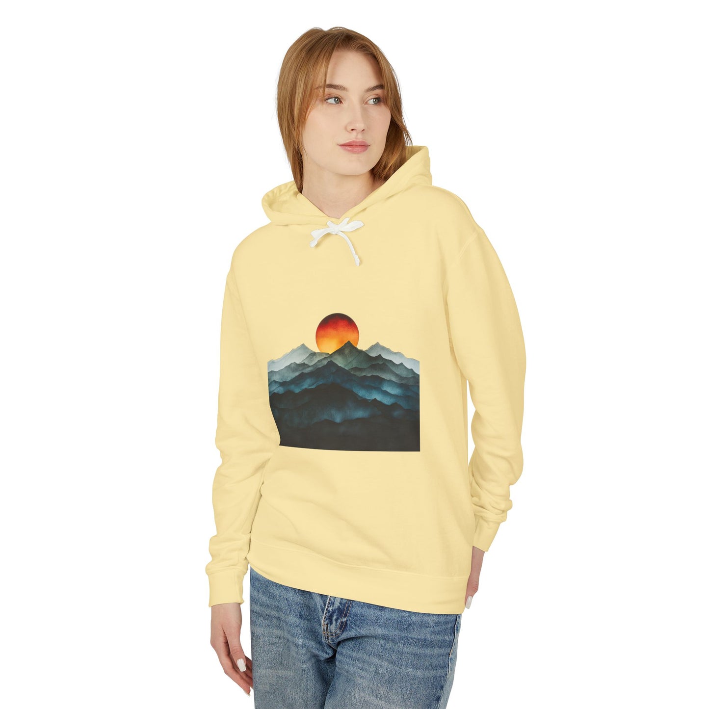 Unisex Lightweight Hooded Sweatshirt