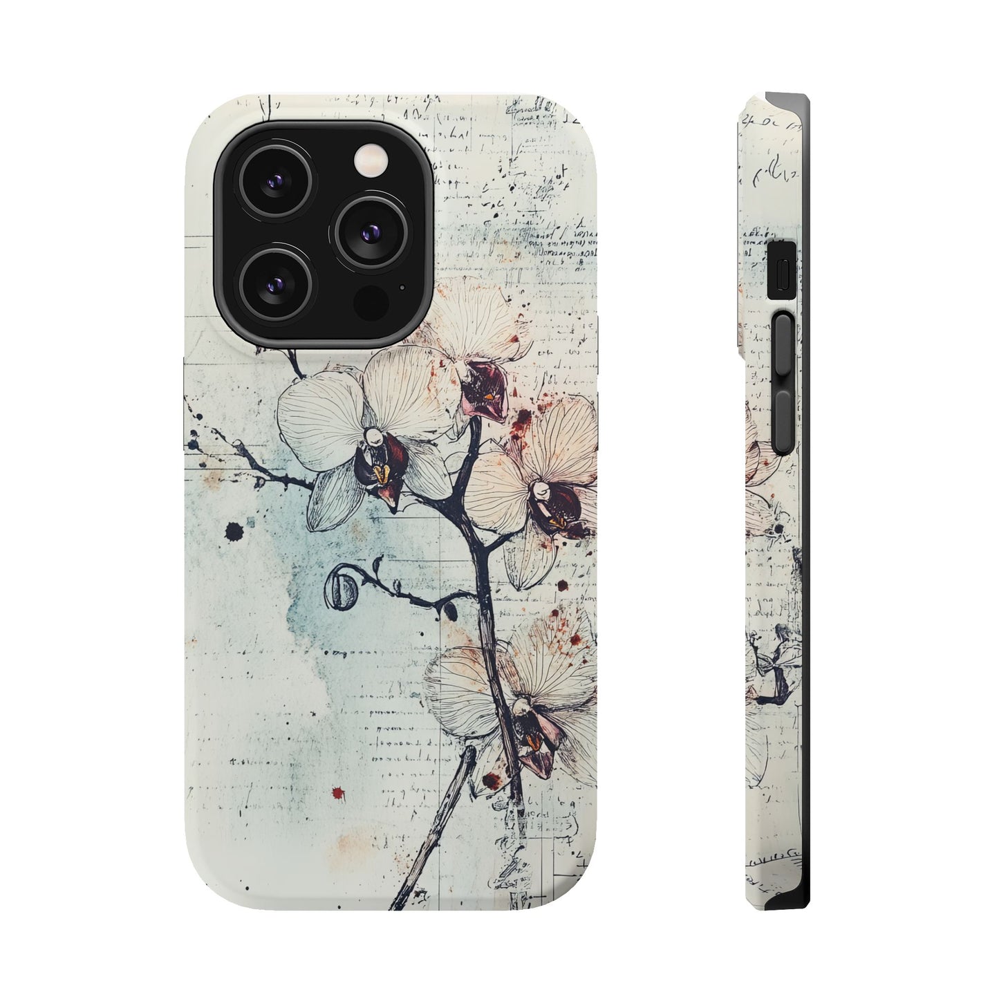 Protective Phone Case – Elegant Orchid Design