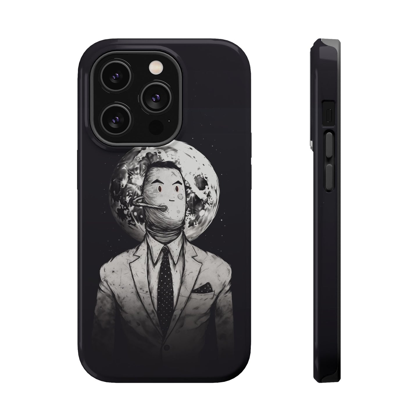 Protective Phone Case – Surreal Moon Suit Design