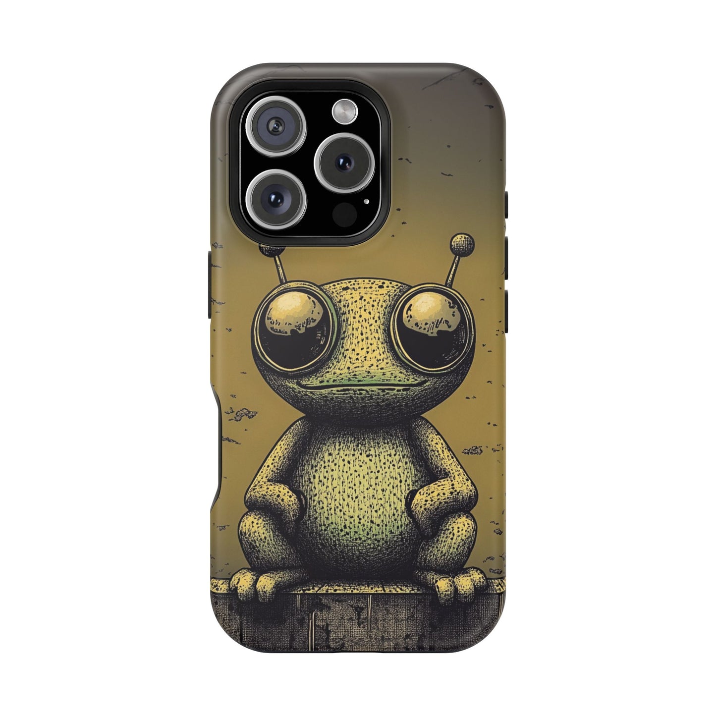 Protective Phone Case – Friendly Alien Design