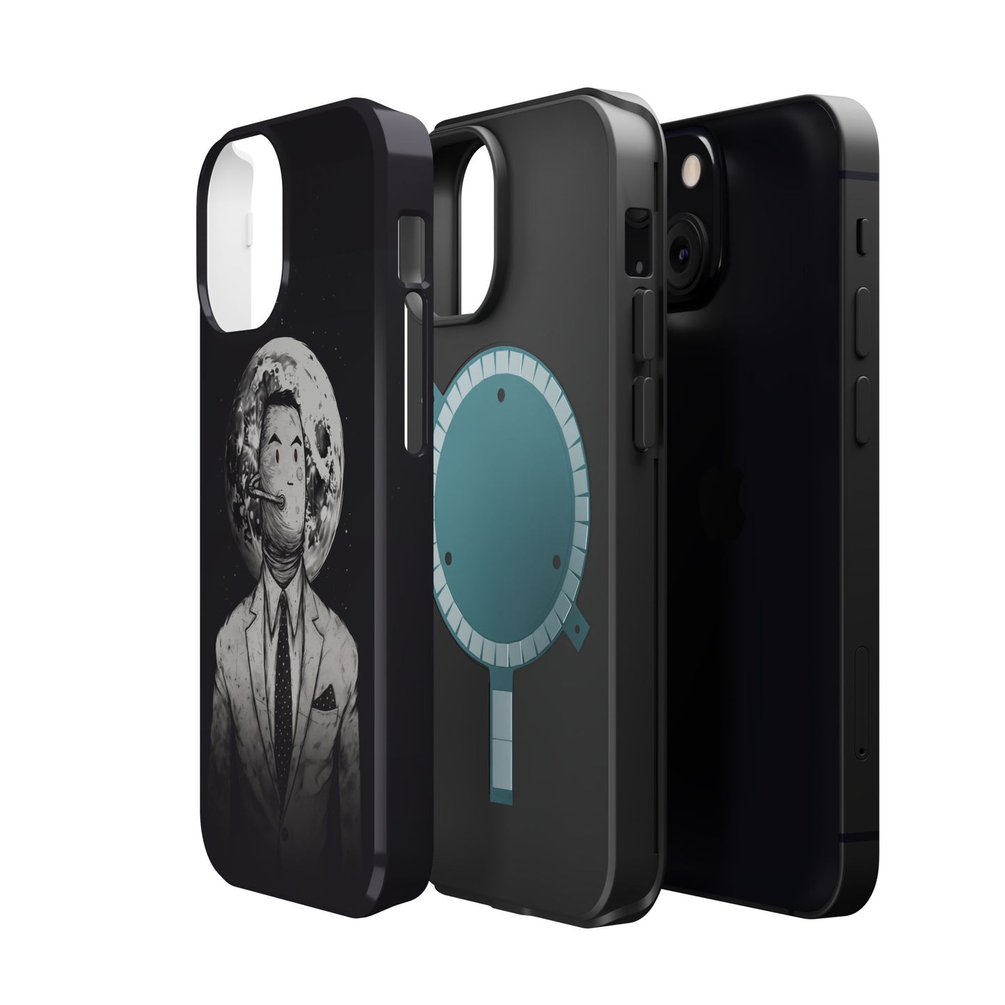 Protective Phone Case – Surreal Moon Suit Design