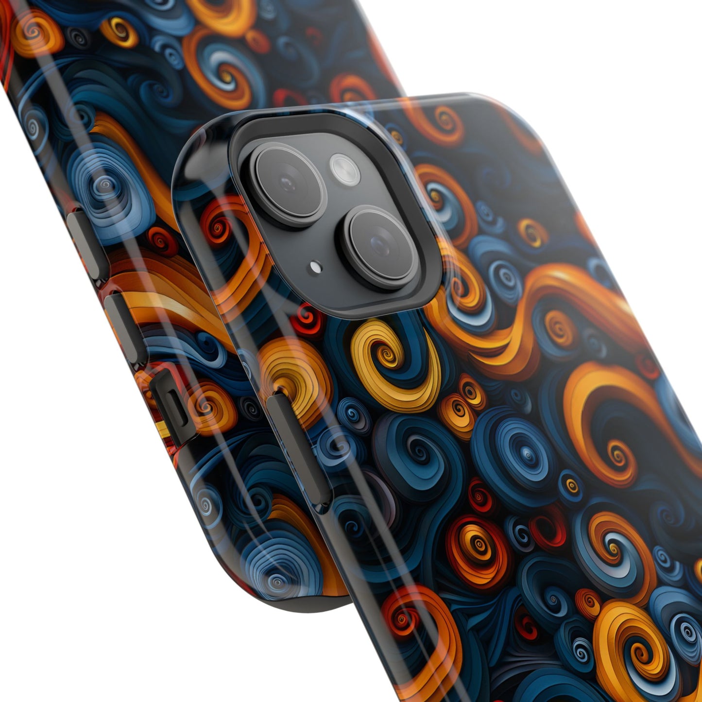 Protective Phone Case – Vibrant Swirl Pattern