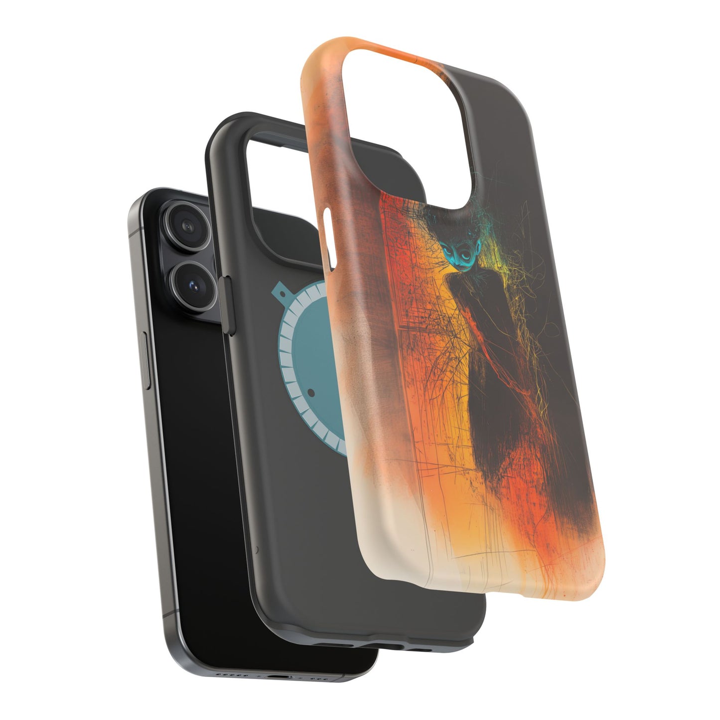 Protective Phone Case – Mystical Character Design