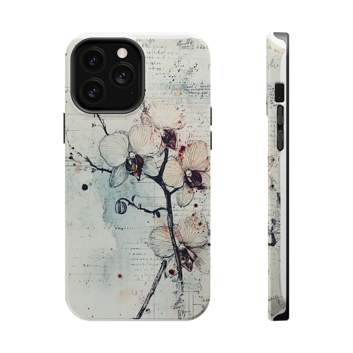 Protective Phone Case – Elegant Orchid Design