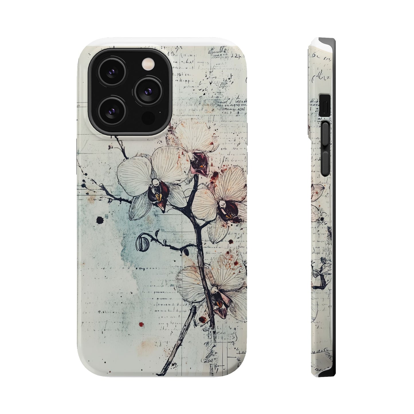 Protective Phone Case – Elegant Orchid Design