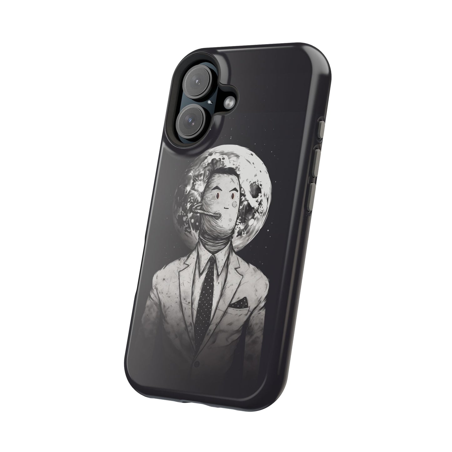 Protective Phone Case – Surreal Moon Suit Design