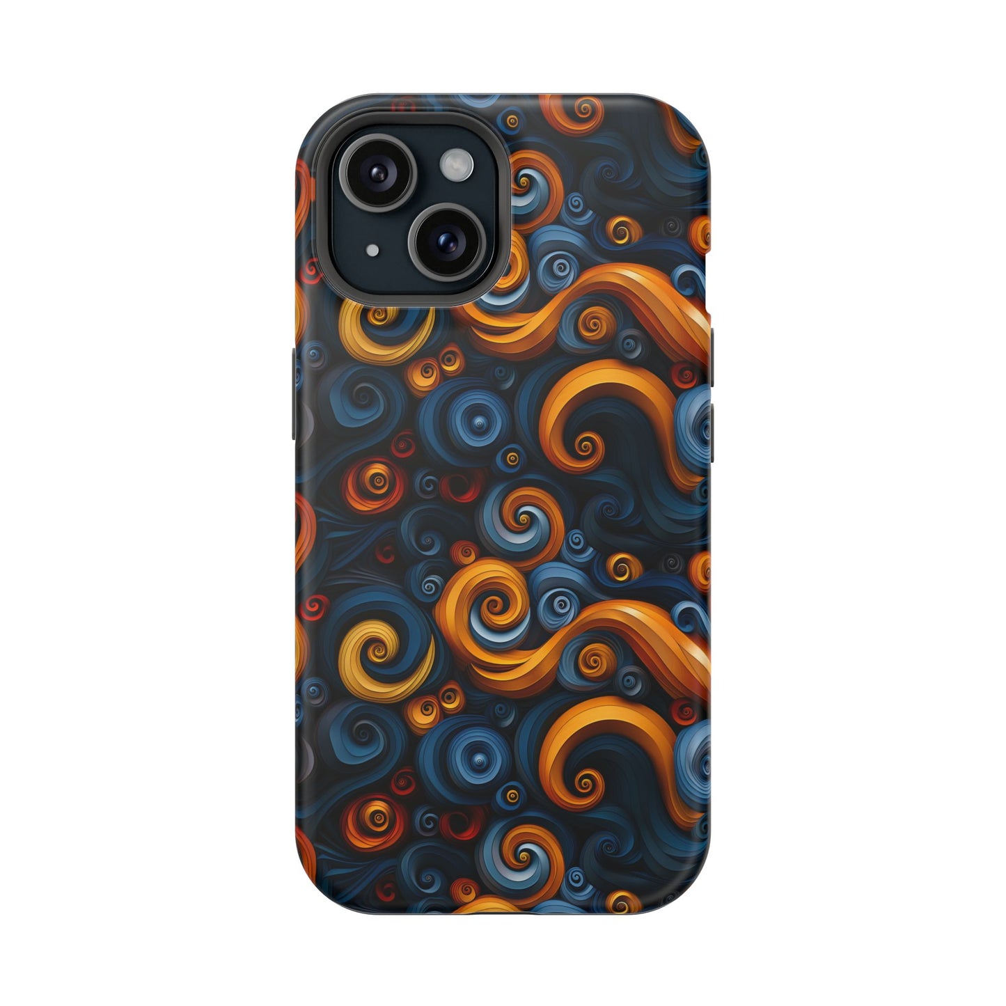 Protective Phone Case – Vibrant Swirl Pattern