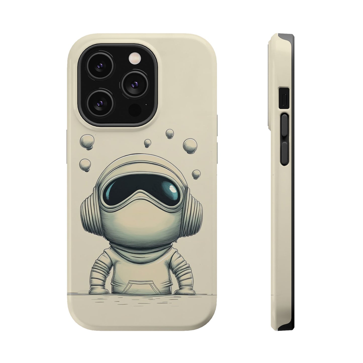 Adorable Astronaut Magnetic Tough Case – MagSafe® Compatible