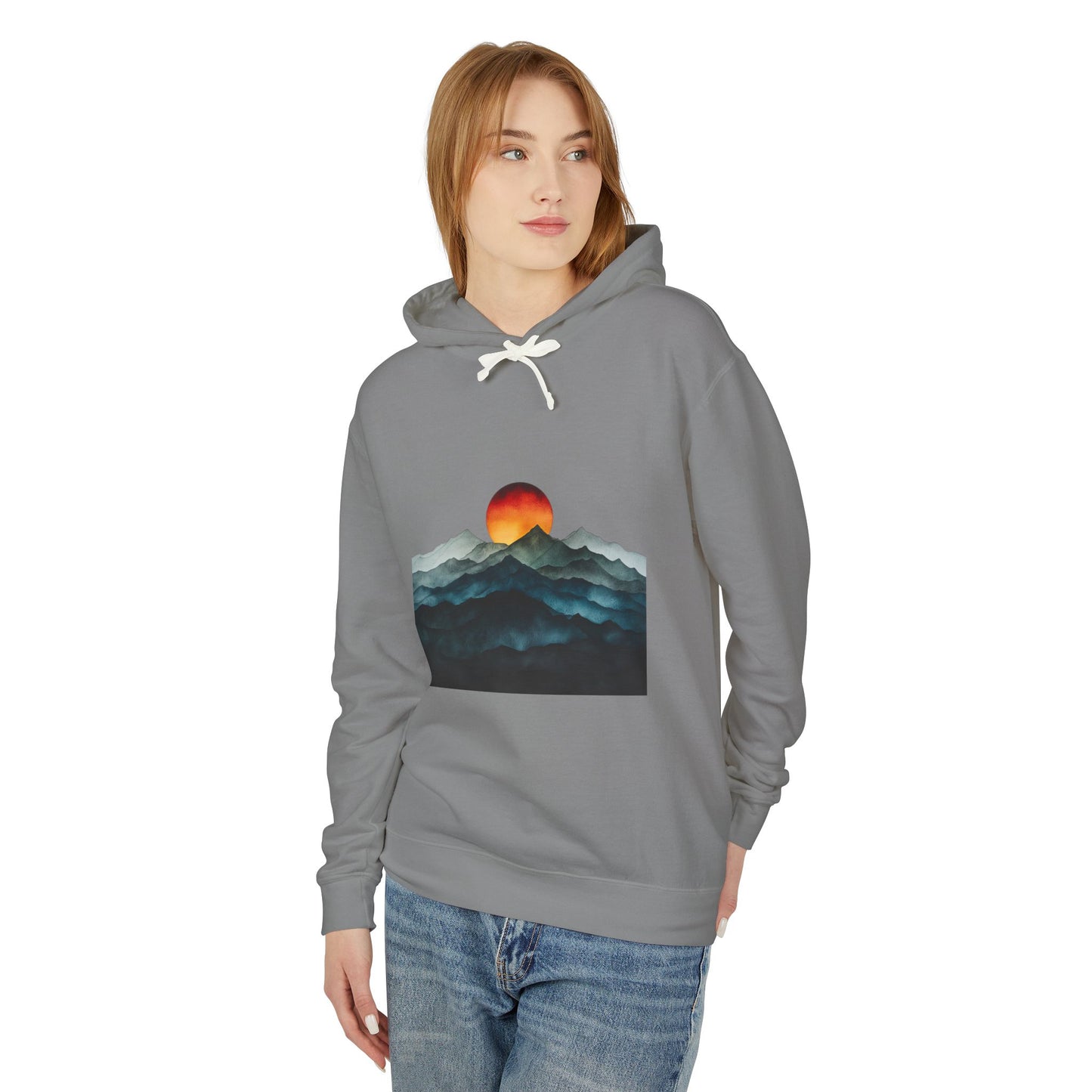 Unisex Lightweight Hooded Sweatshirt