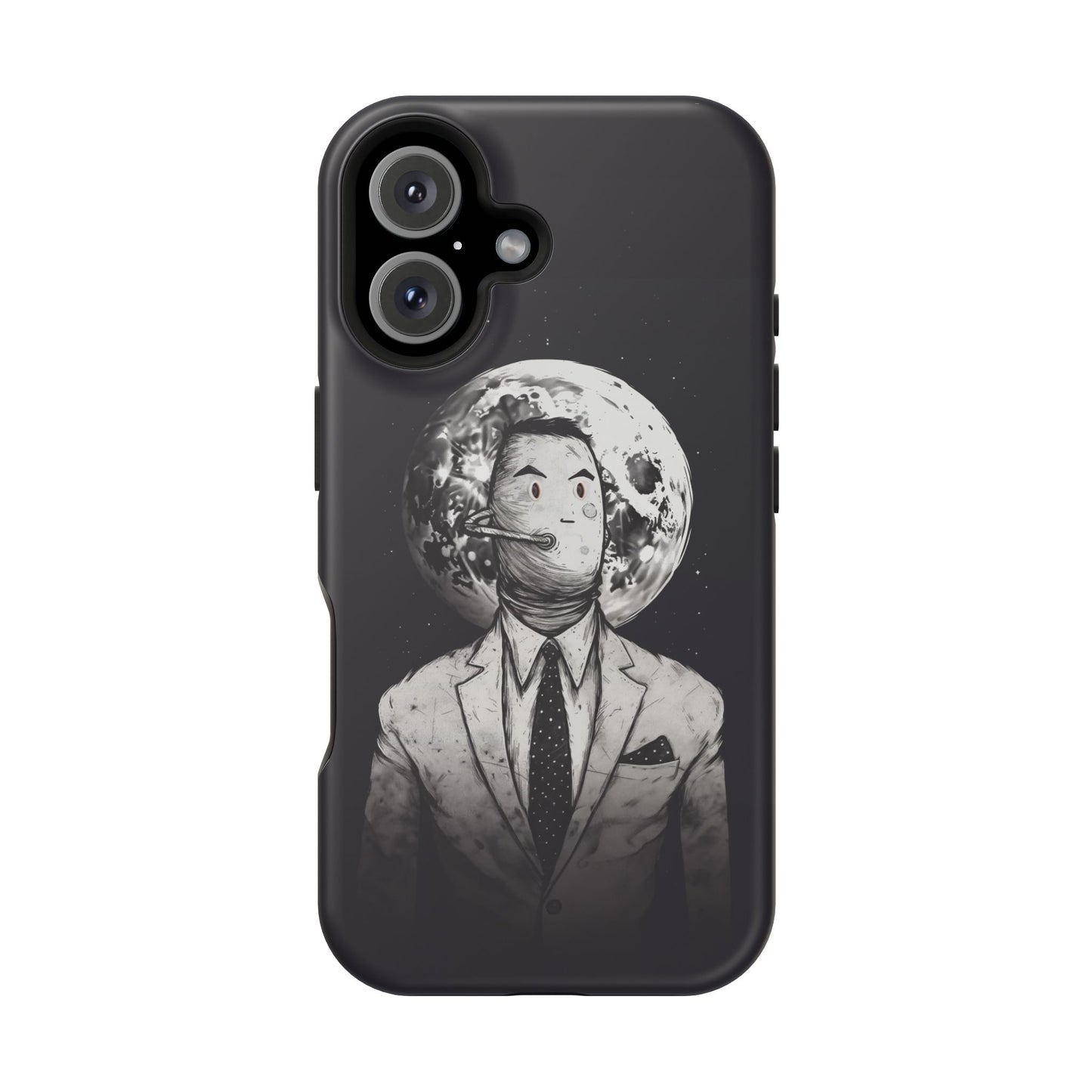 Protective Phone Case – Surreal Moon Suit Design