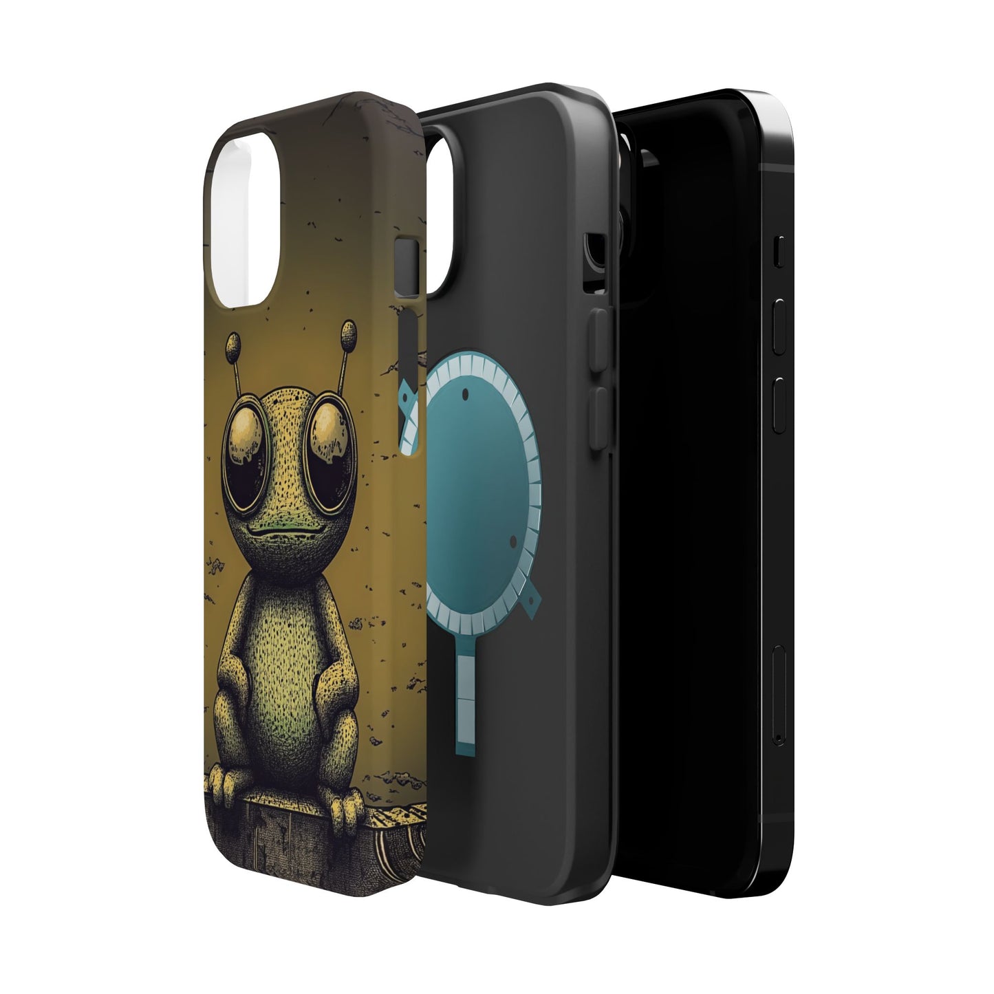 Protective Phone Case – Friendly Alien Design