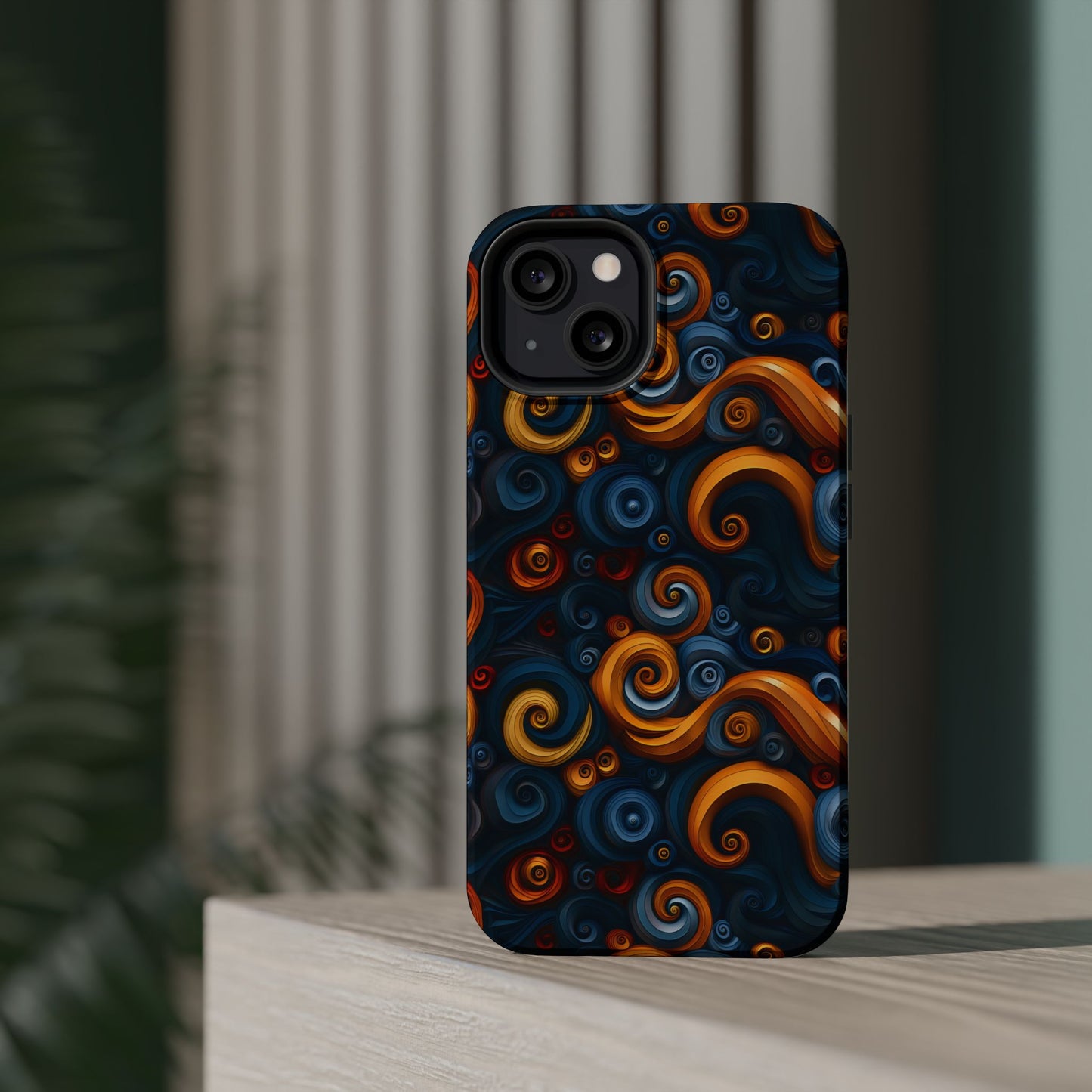 Protective Phone Case – Vibrant Swirl Pattern